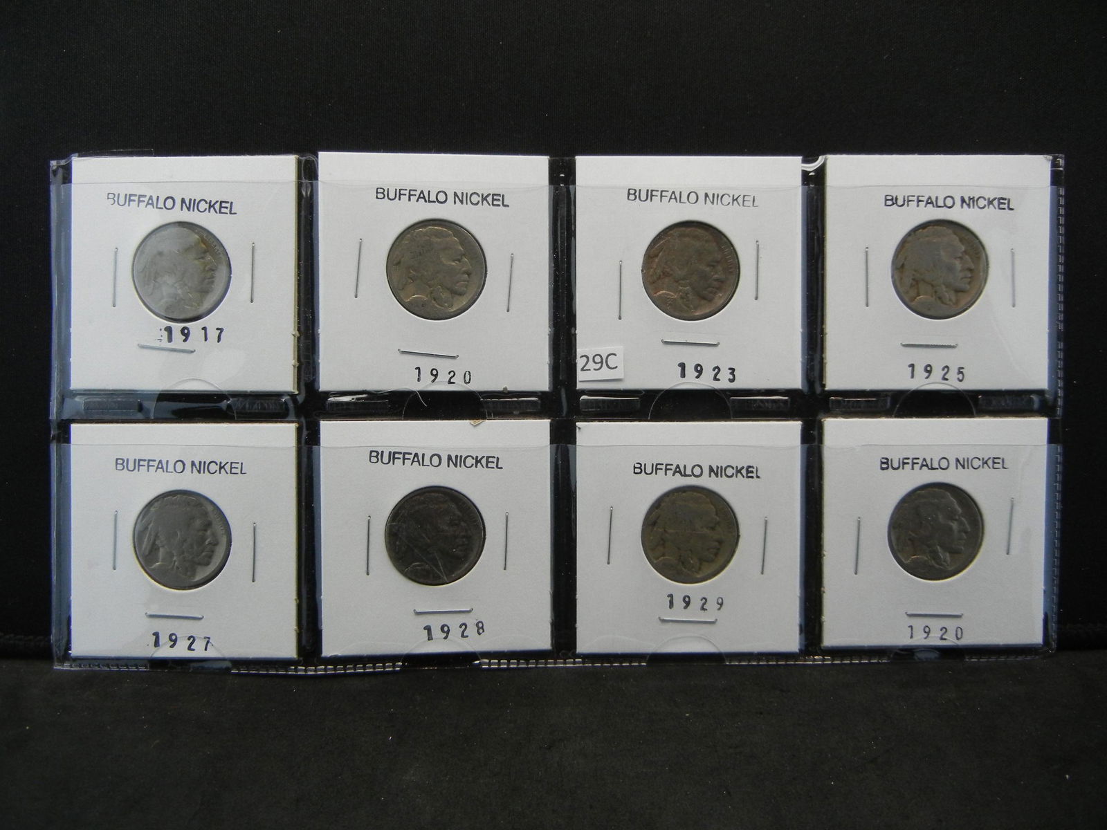(8) Mixed Date Buffalo Nickels (1 of 5)