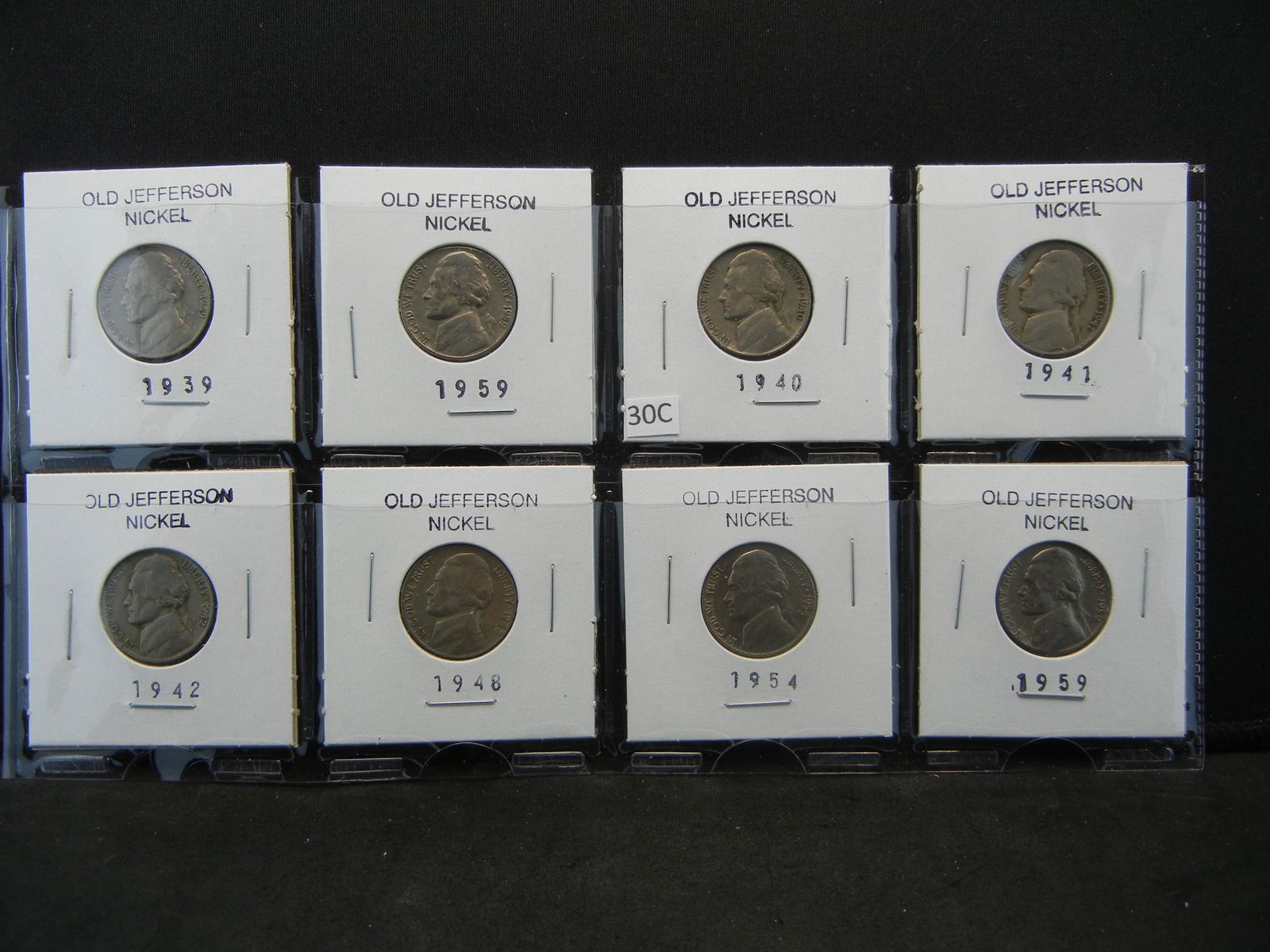 (8) Mixed Date Jefferson Nickels. (1 of 5)