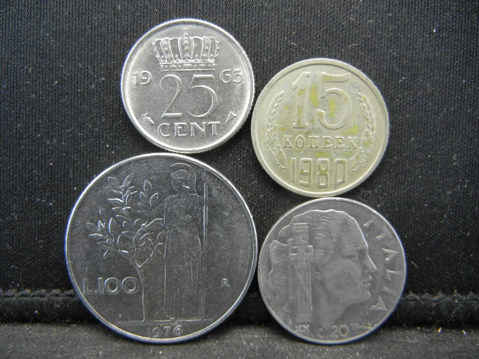 Lot of 4 World Coins (1 of 2)