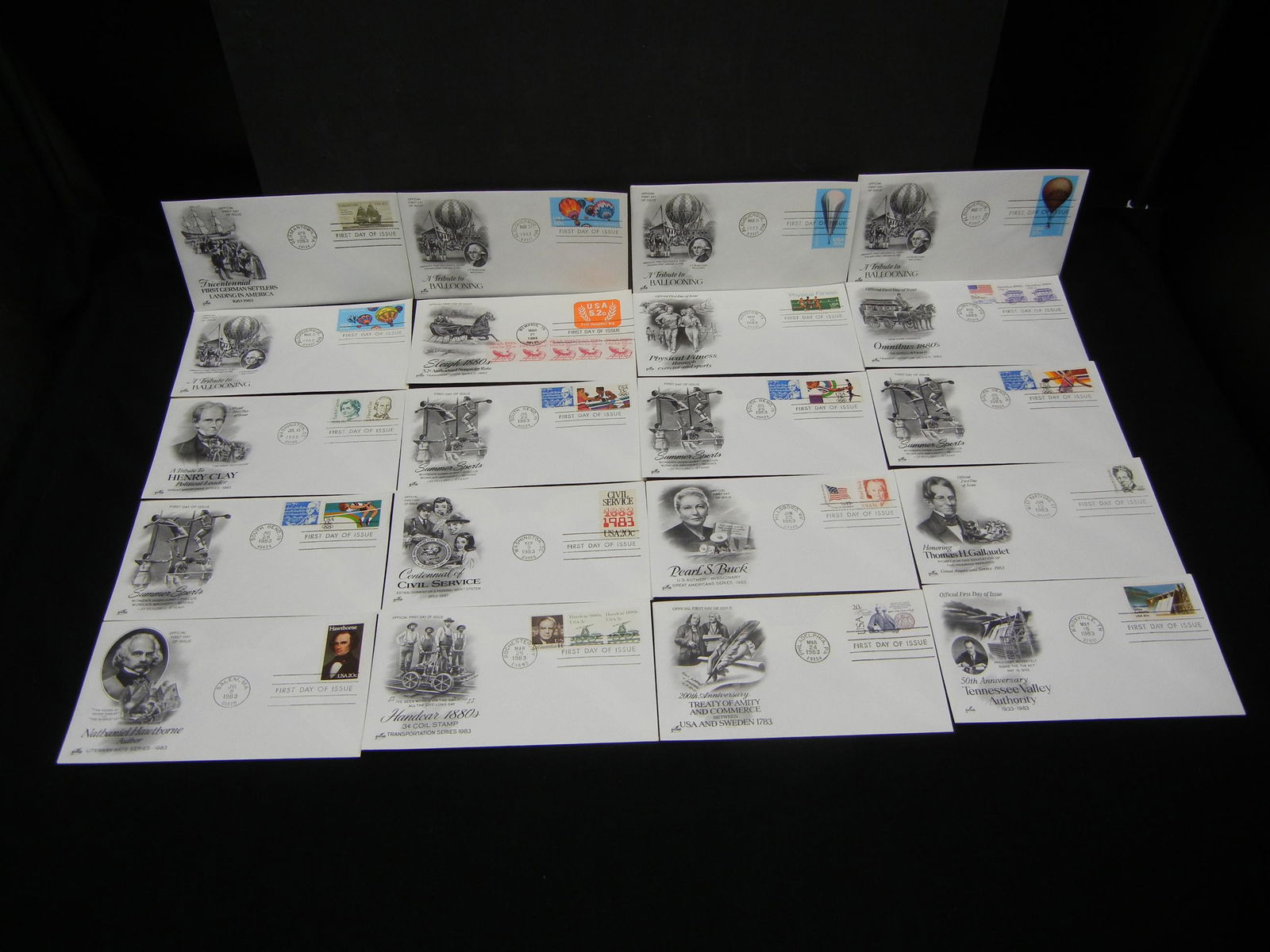 20 1983 1st Day of Issue Envelopes (1 of 8)