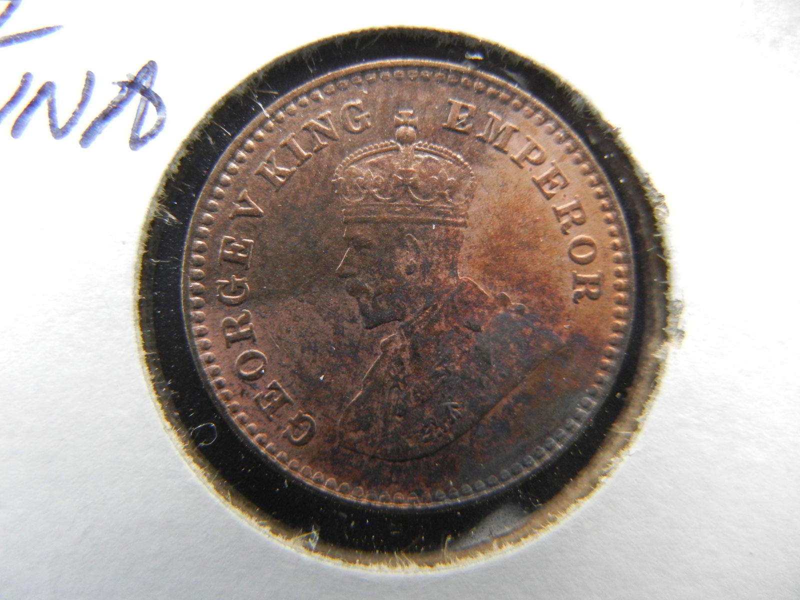 1936 India Britian 1/2 Anna (1 of 3)