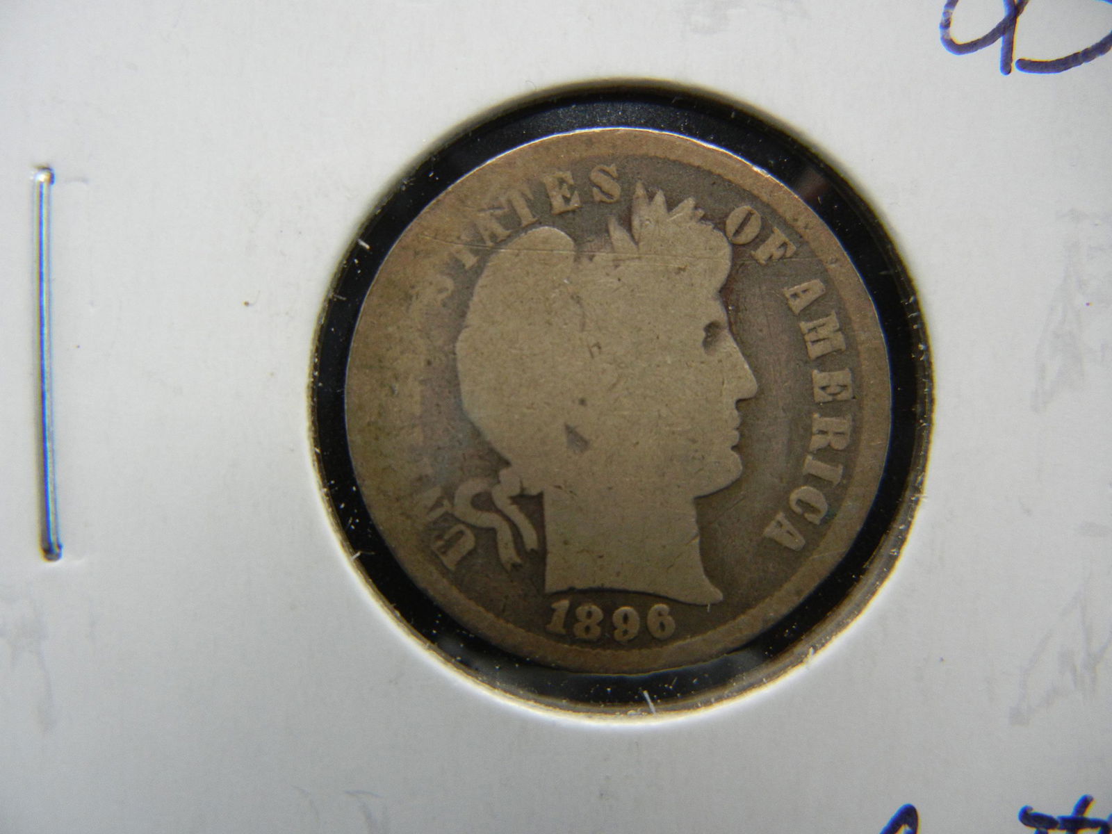 1896 Barber Dime Better Date (1 of 3)