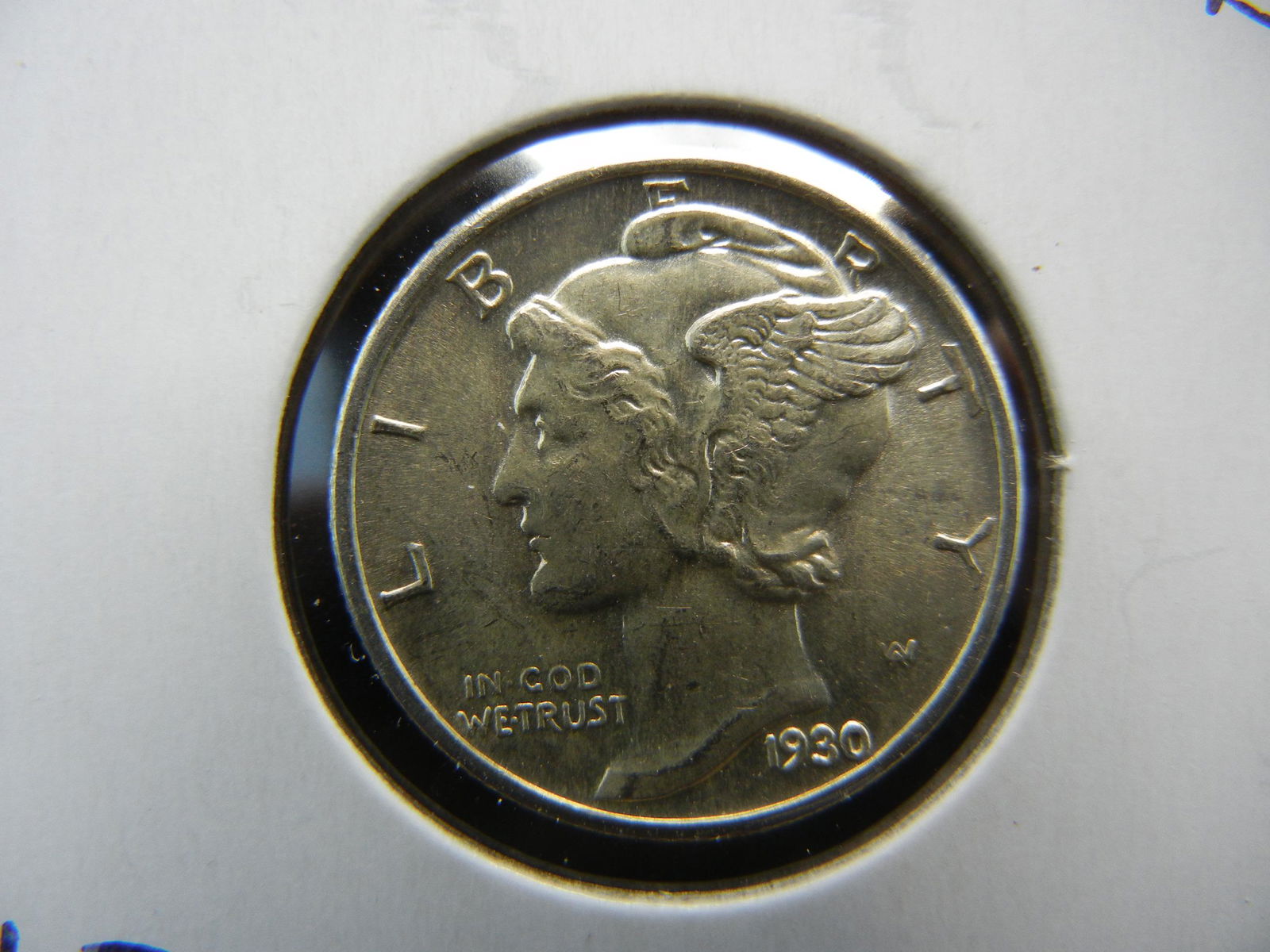 1930 Choice BU Split Bands Mercury Dime (1 of 3)