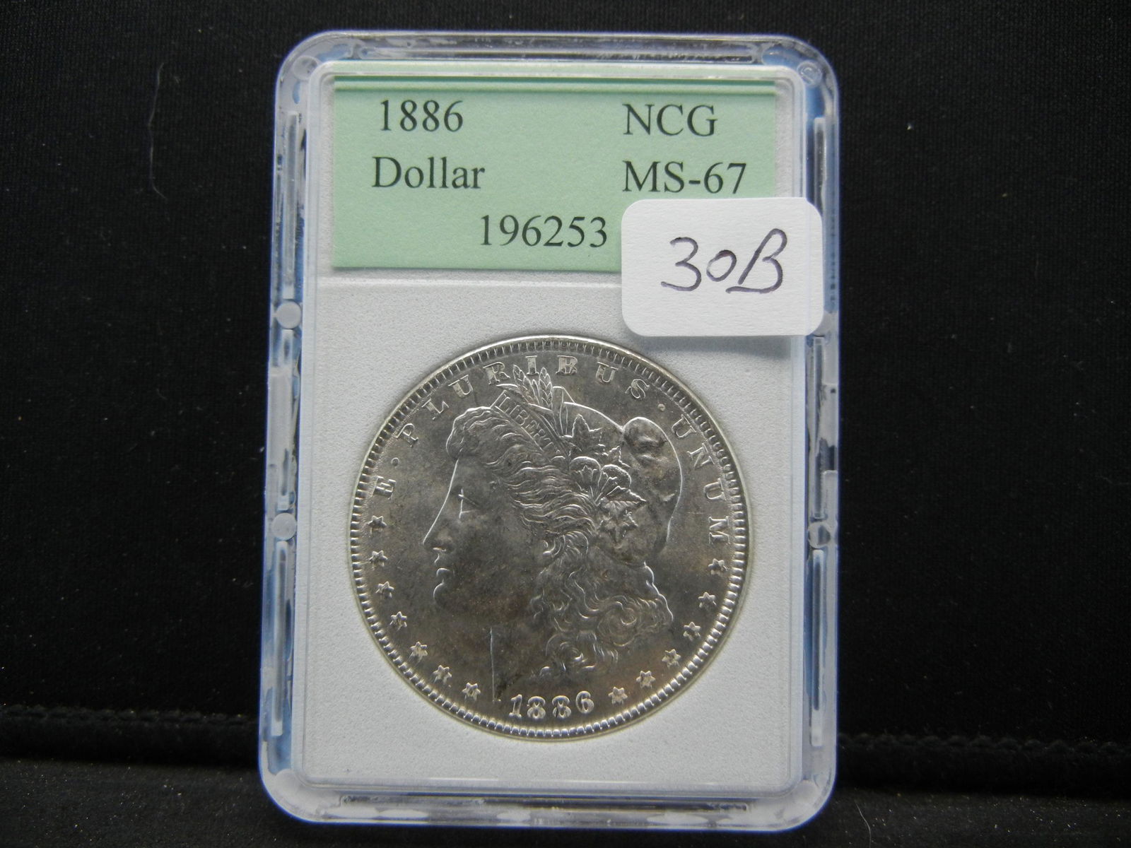 1886 Morgan silver Dollar NCG MS67 (1 of 4)