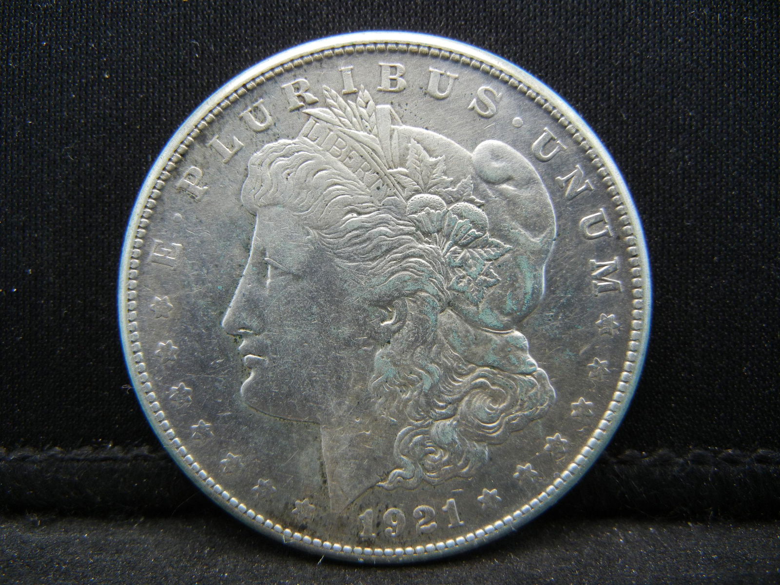 1921-S MORGAN SILVER (90%) DOLLAR, 21.7 MILL EVER (1 of 2)