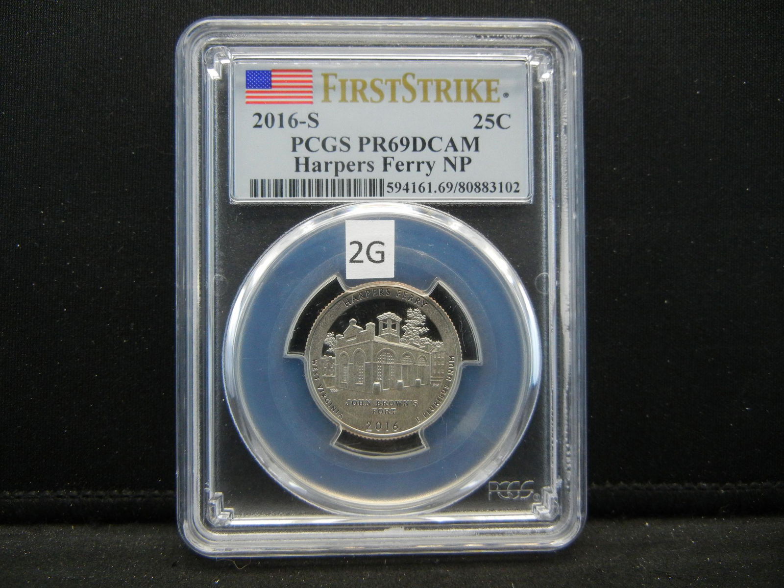 2016-S Quarter  . First Strike. PCGS PR69DCAM. Harpers (1 of 4)