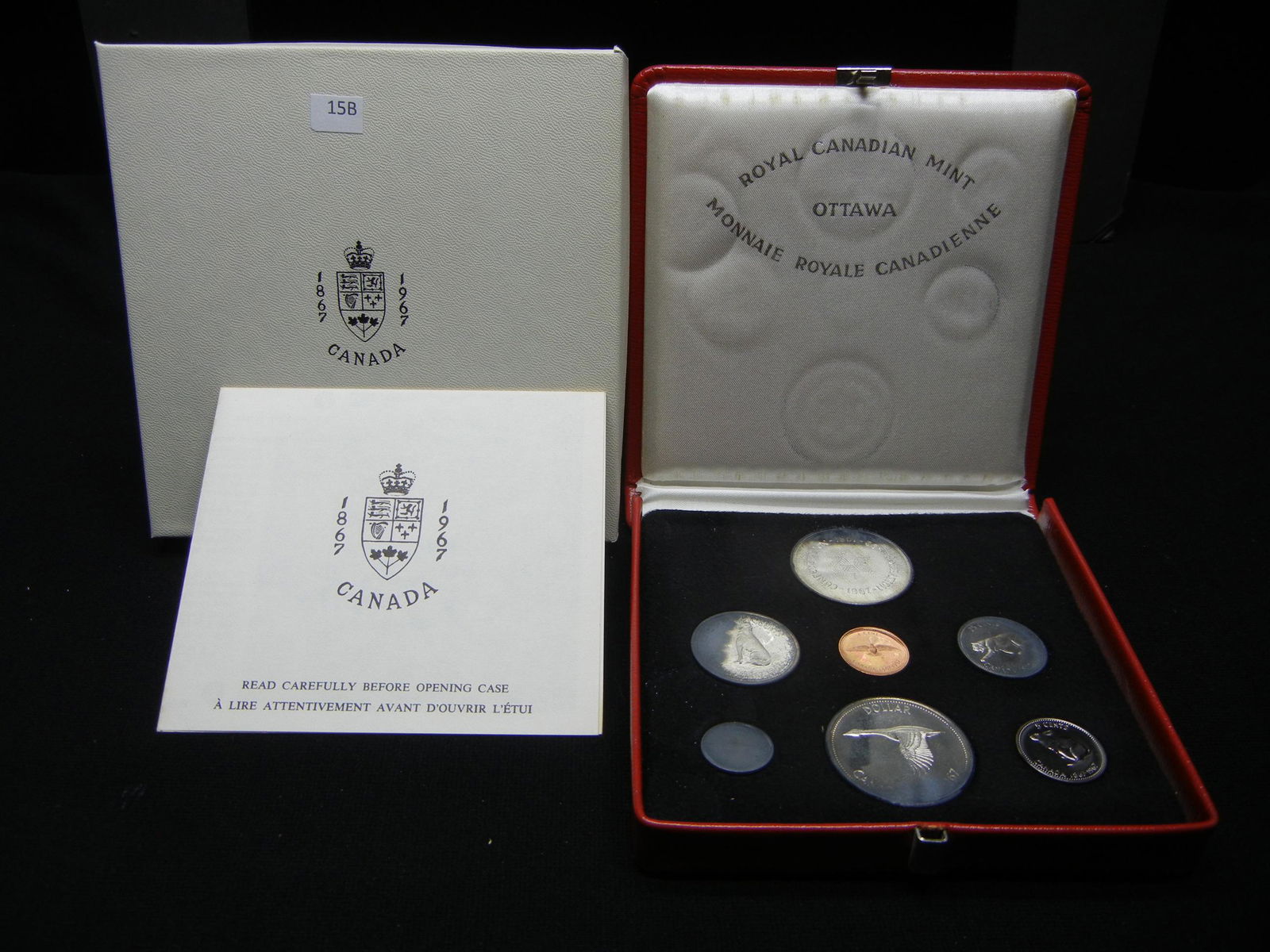 1967 Canada Proof-Like Set. Silver. Toned. (1 of 2)