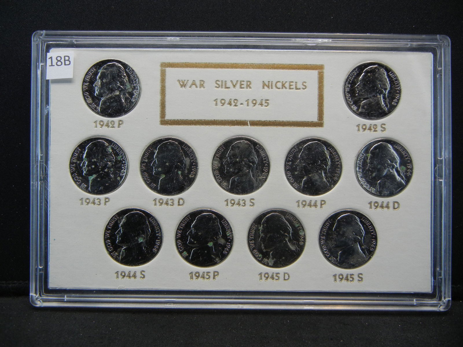 Set of Silver War Nickels. Complete. (1 of 2)