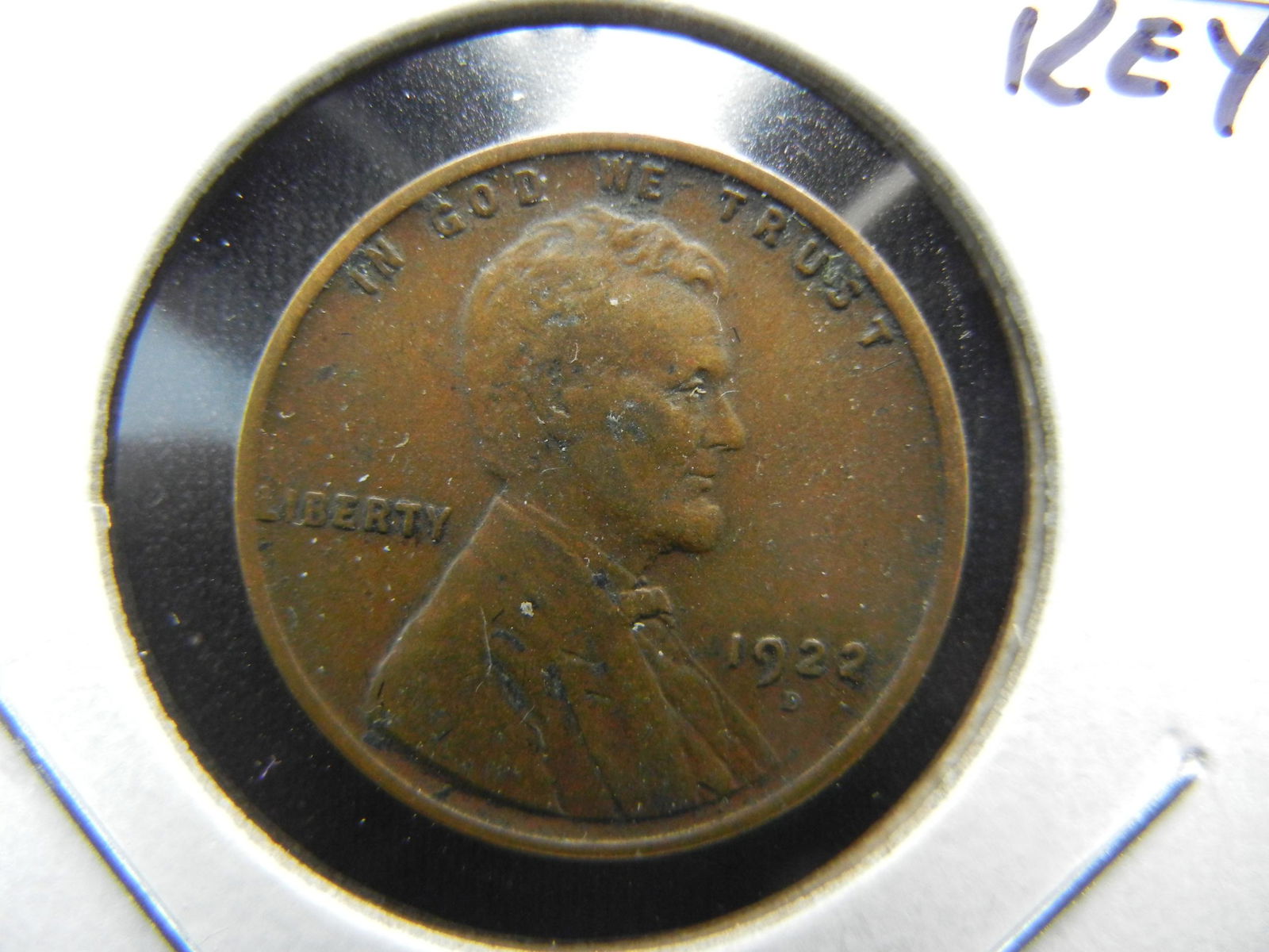 1922-D Lincoln One Cent . XF. Semi-Key. (1 of 3)