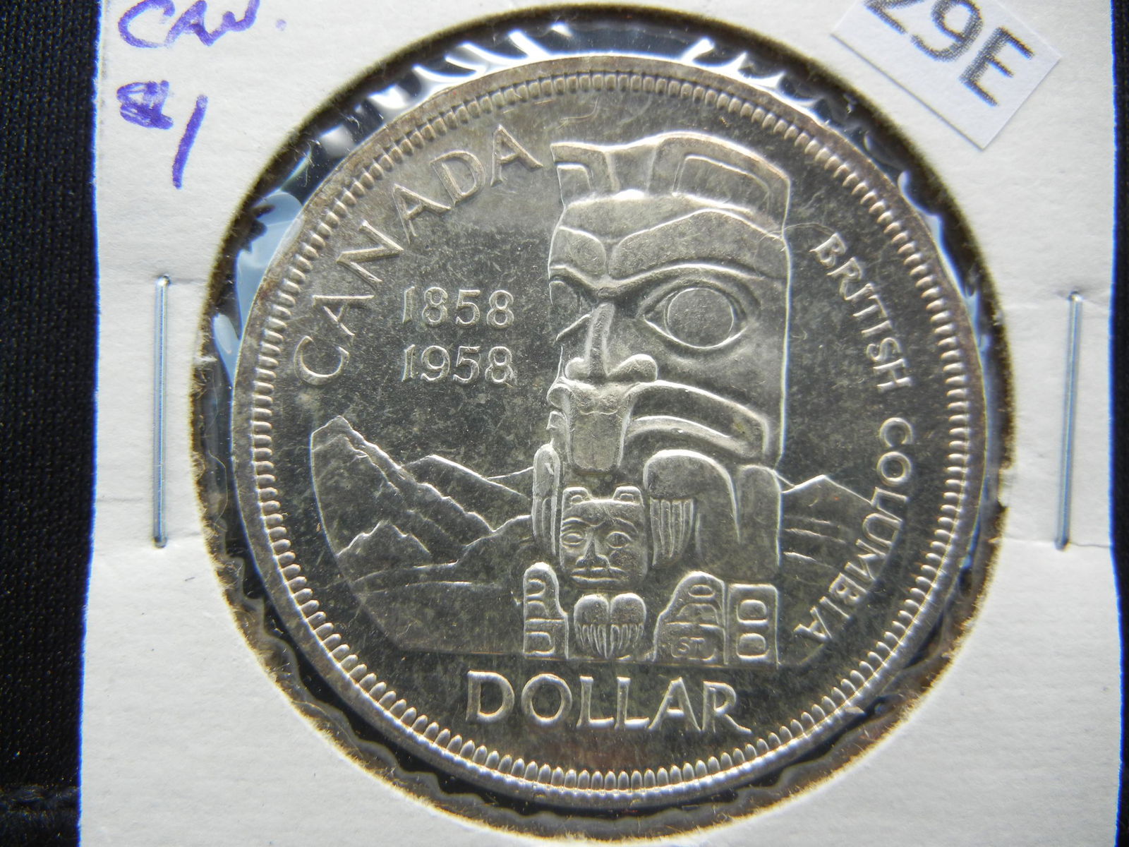 1950 Canada One Dollar . UNC. Silver. (1 of 3)
