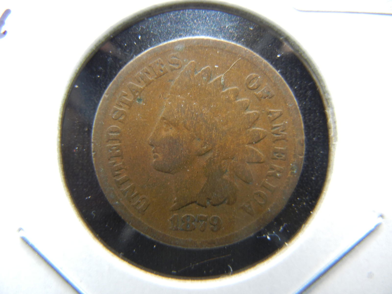 1879 Indian One Cent . VG. (1 of 3)