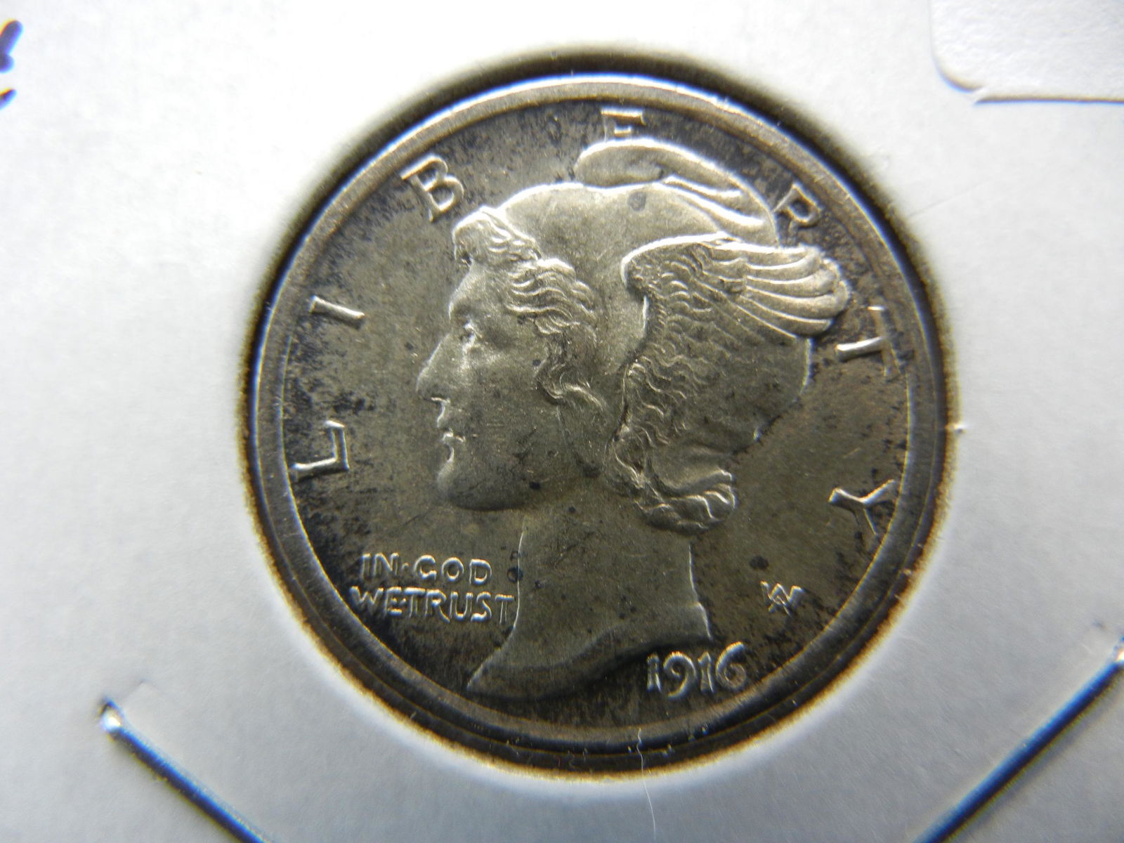 1916 Mercury Dime . UNC. (1 of 3)