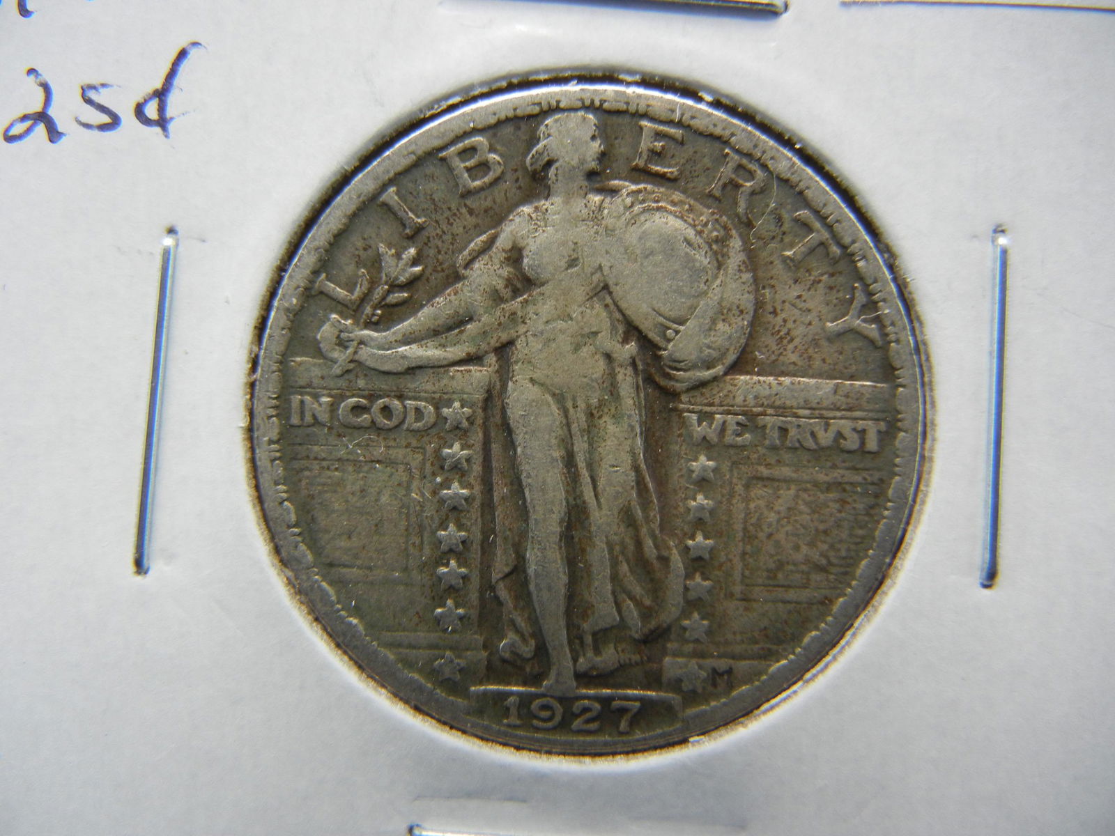 1927 Standing Quarter  . XF. (1 of 3)