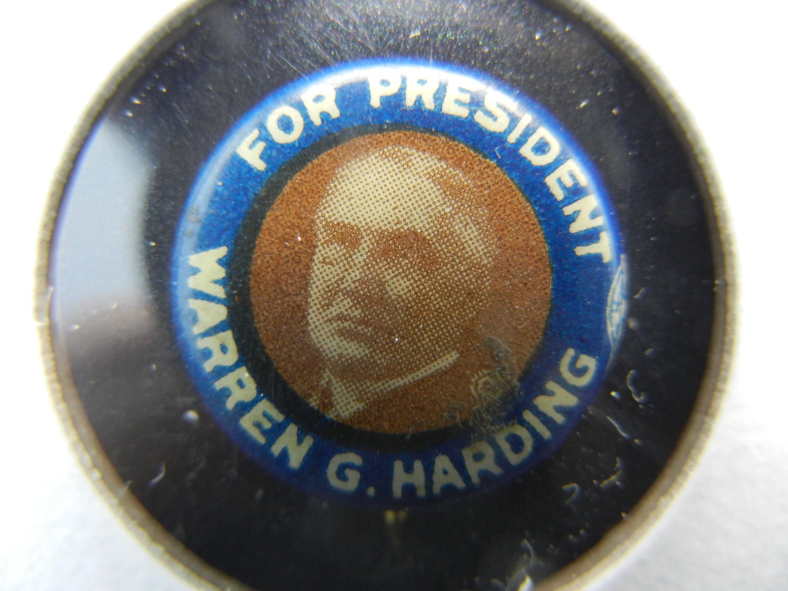 Warden G. Harding Presidential Campaign Pin Back.: Warden G. Harding Presidential Campaign Pin Back.