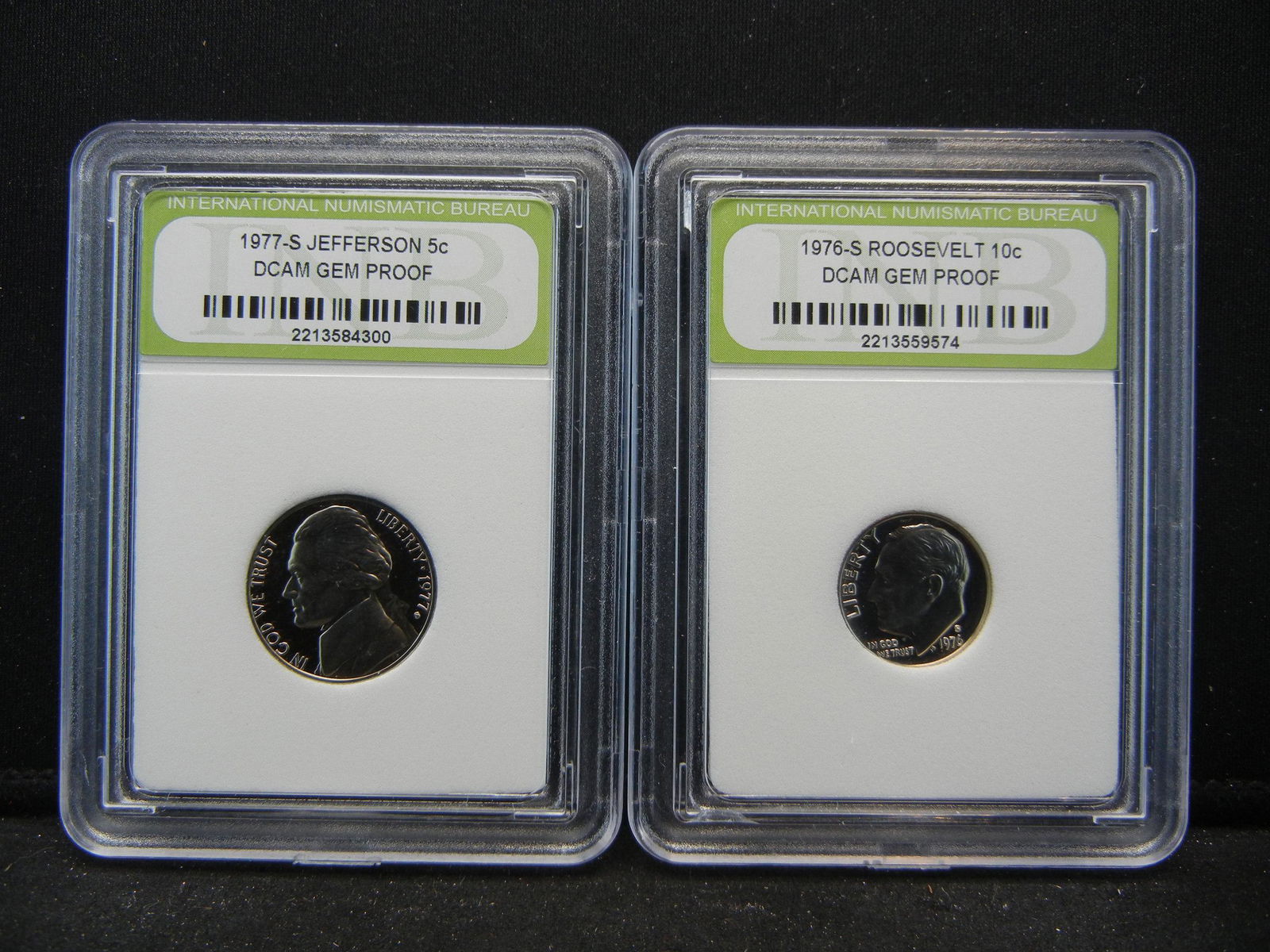 1962 Proof Jefferson Nickel . 1983-S Proof Quarter  . (1 of 9)