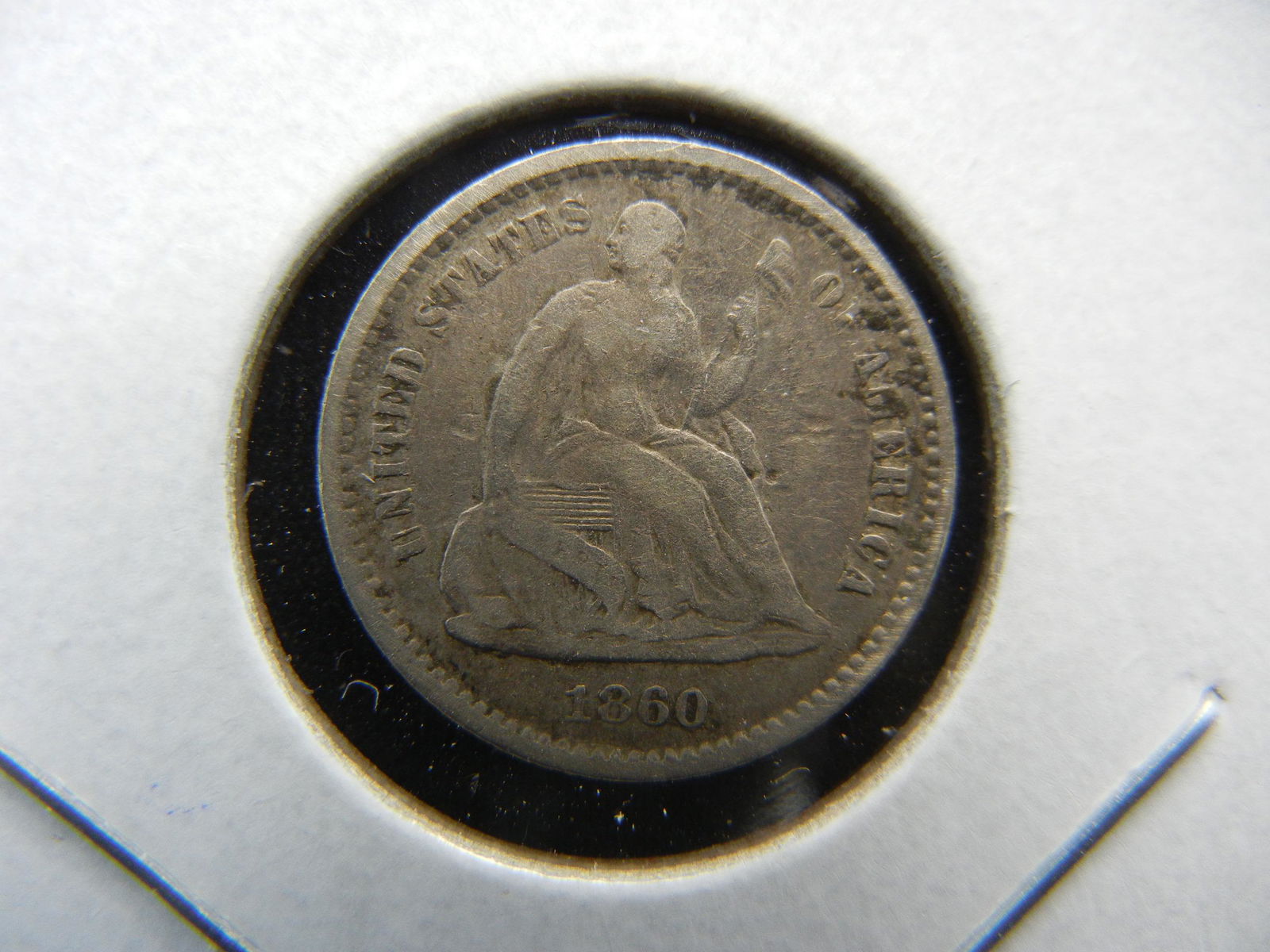 1860-O US Half Cent.  Very Fine. (1 of 3)
