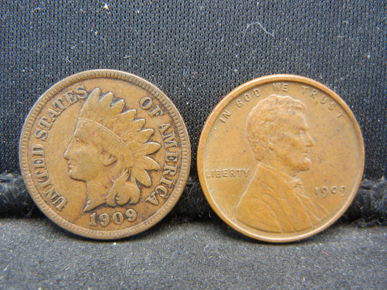 1909 Indian Cent (Full Liberty) and 1909-VDB Lincoln (1 of 2)