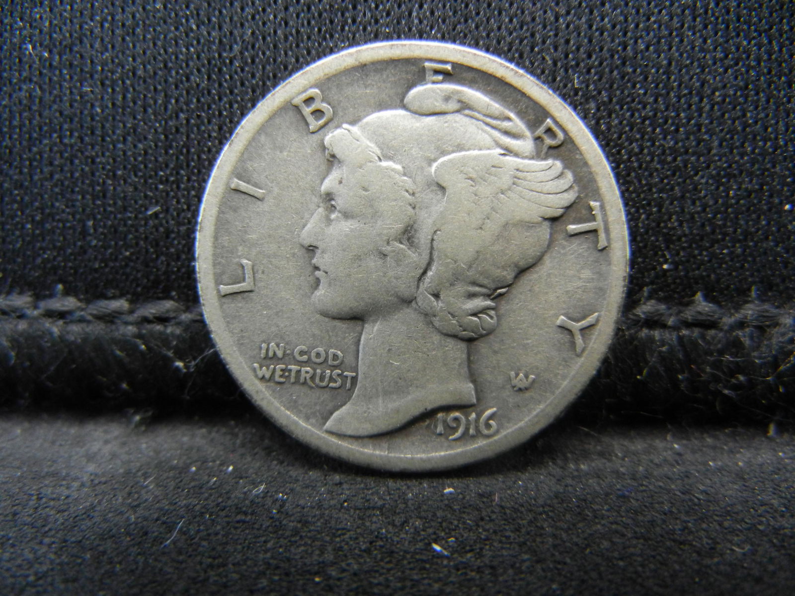 1916-S Mercury Head Dime. (1 of 2)