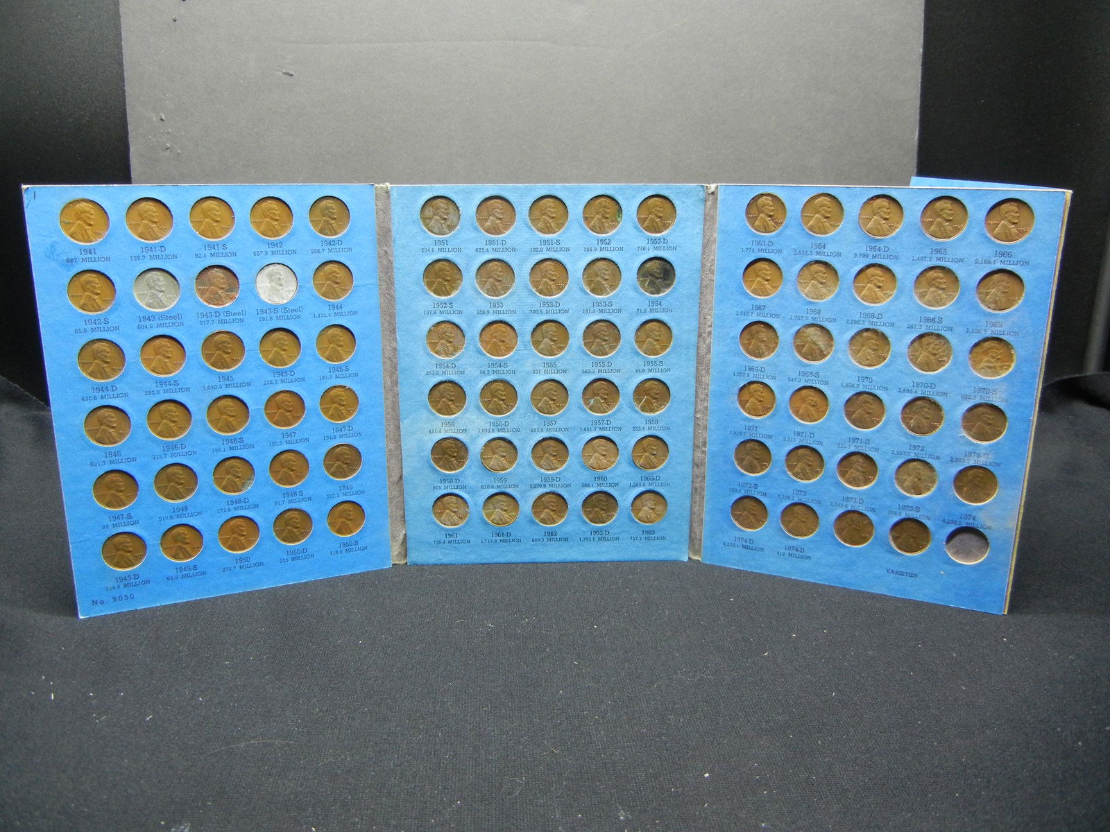 Complete Wheat Cent Set from 1941-58-D plus memorials (1 of 7)