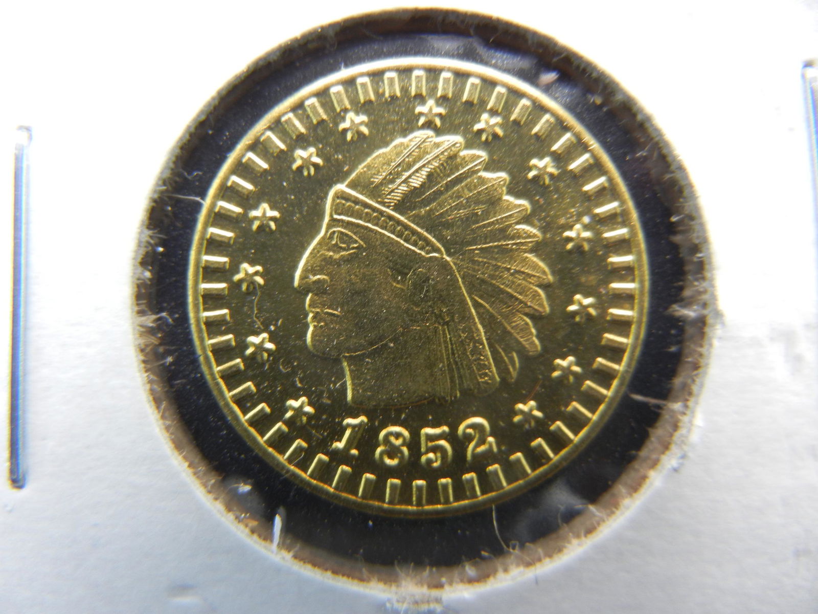 CLAD 1852 California Gold Token (1 of 3)