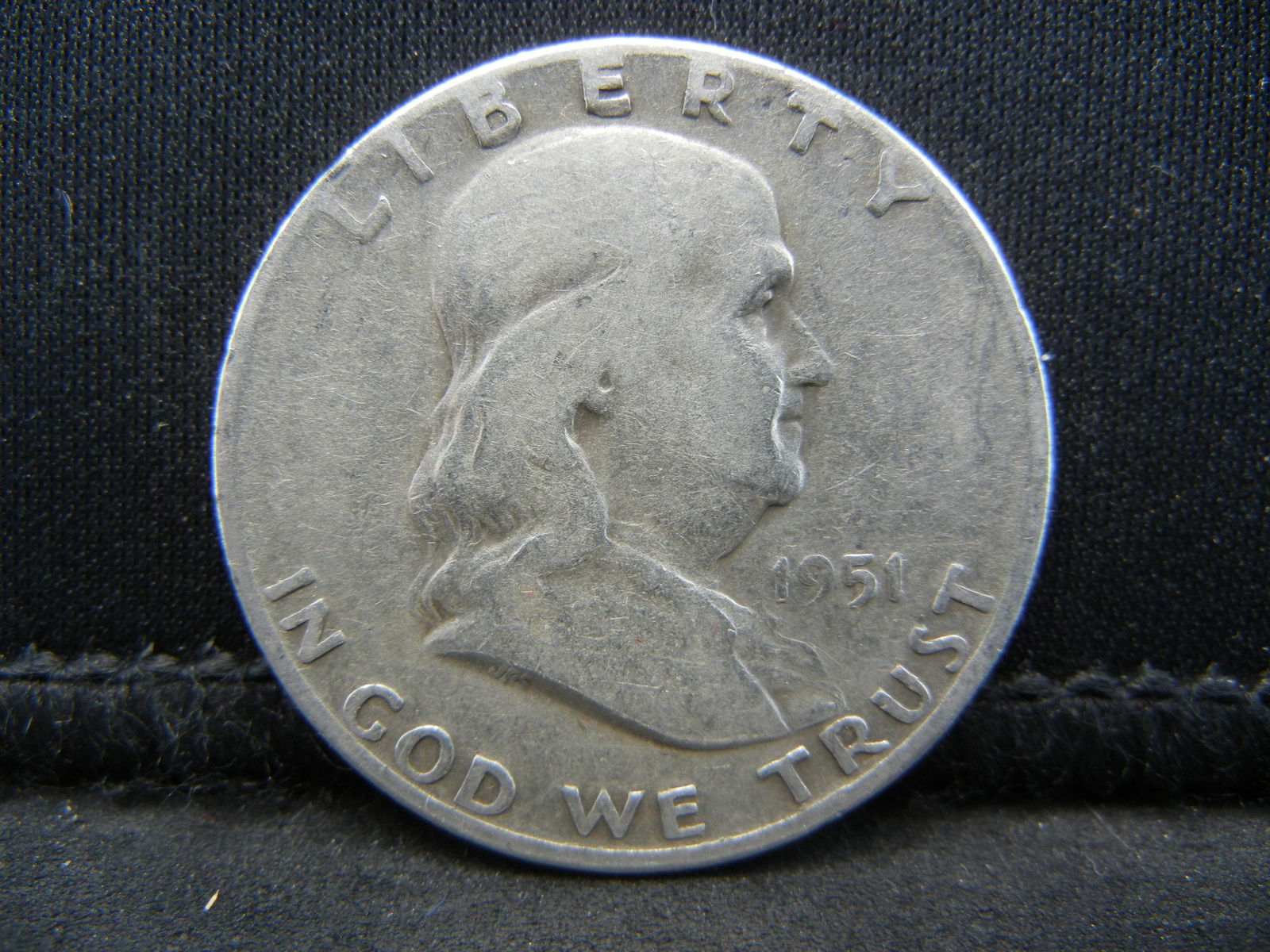 1951 SILVER LIBERTY (90%) HALF, ONLY 16.8 MILL MINTED, (1 of 2)