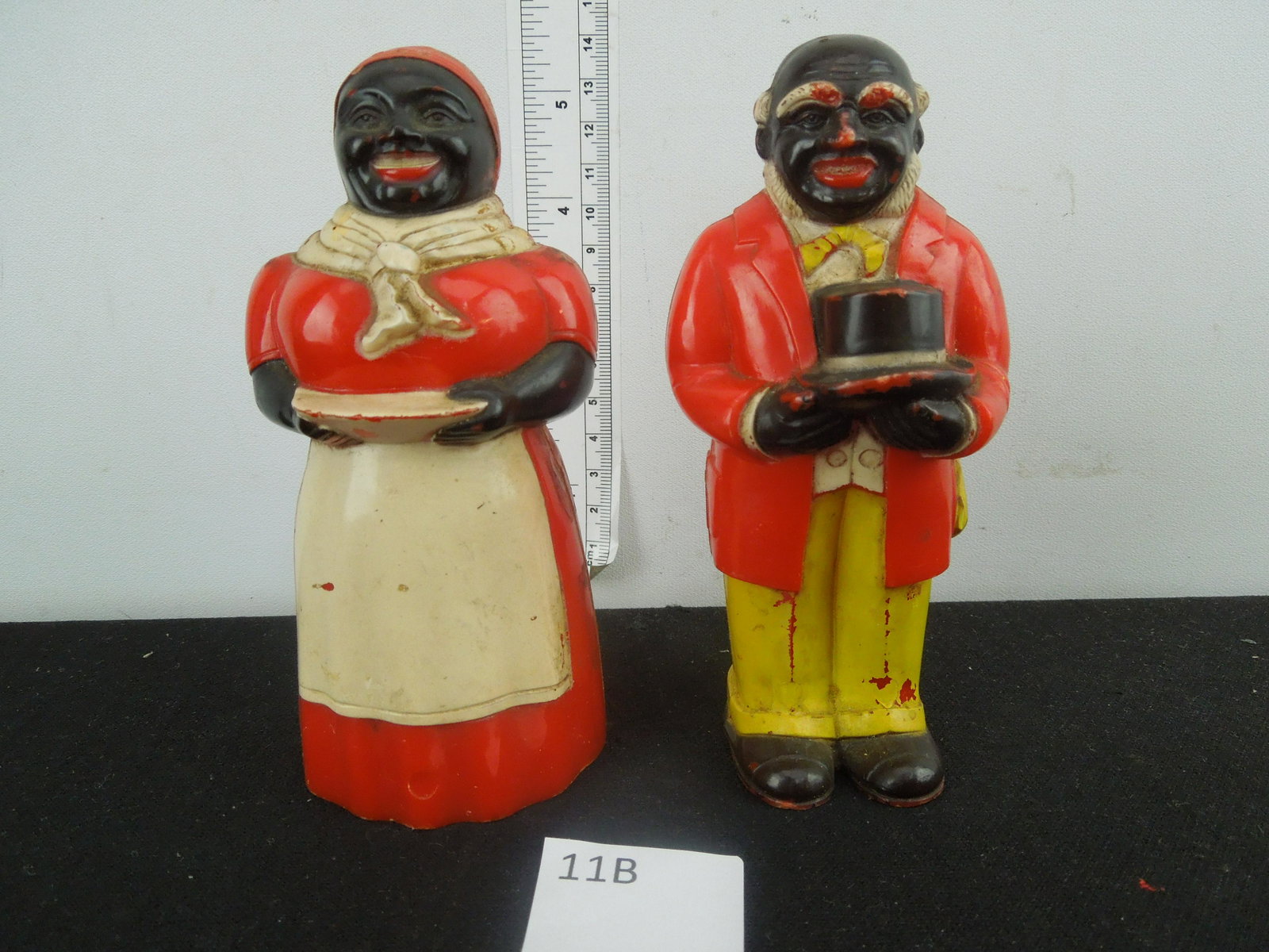F&F Uncle Moses and Aunt Jemima Salt and Pepper Shakers: F&F Uncle Moses and Aunt Jemima Salt and Pepper Shakers