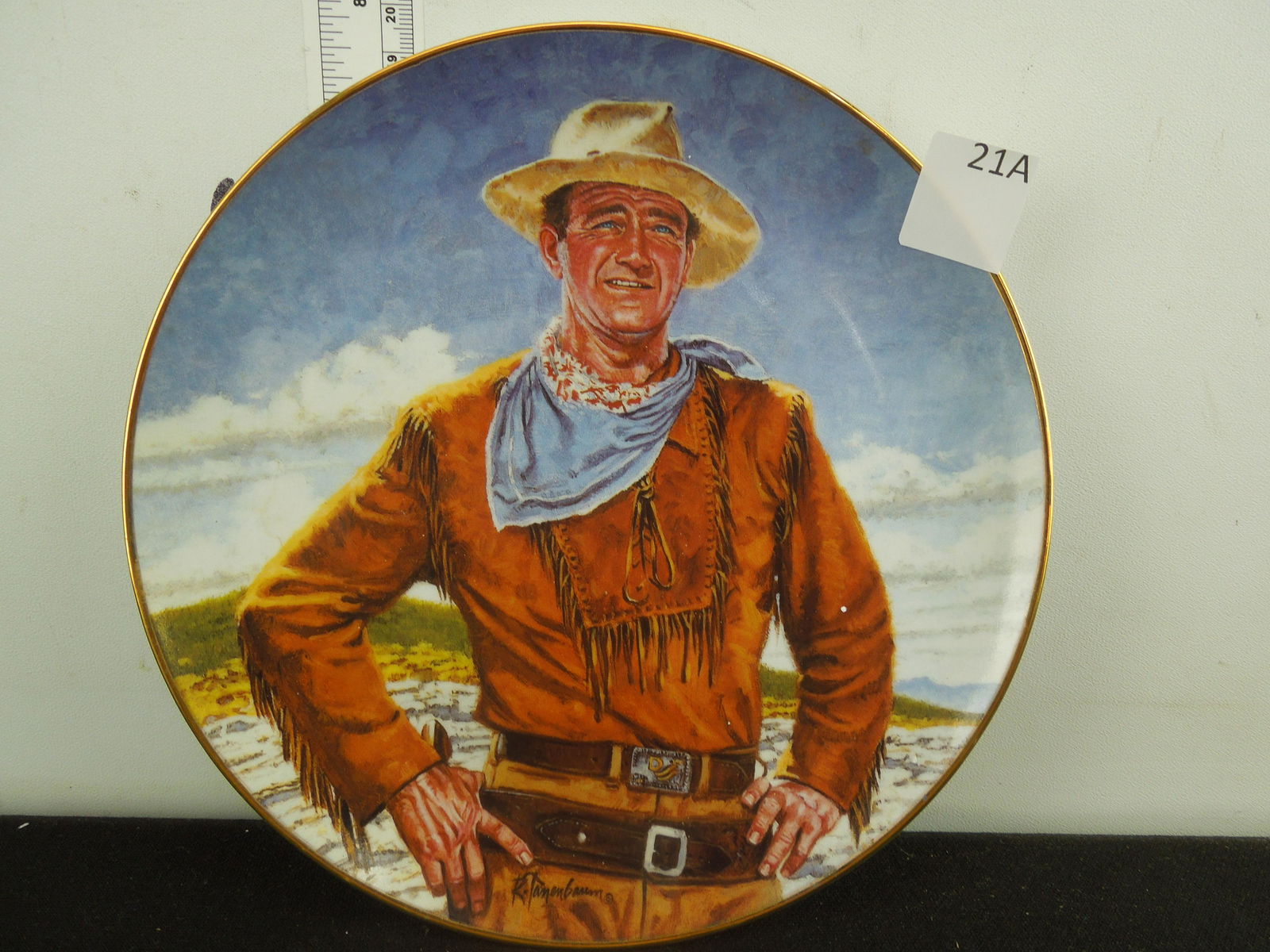 John Wayne The Duke Collector Plate by the Franklin (1 of 3)