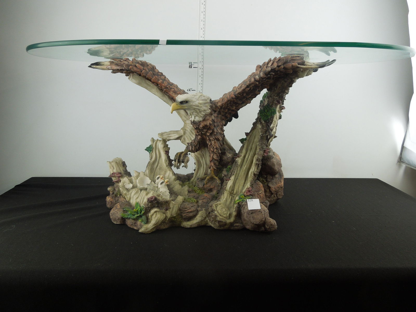 Bald Eagle Coffee Table W Glass Top Sep 13 Bald Eagle Coffee Table W Glass Top Sep 13