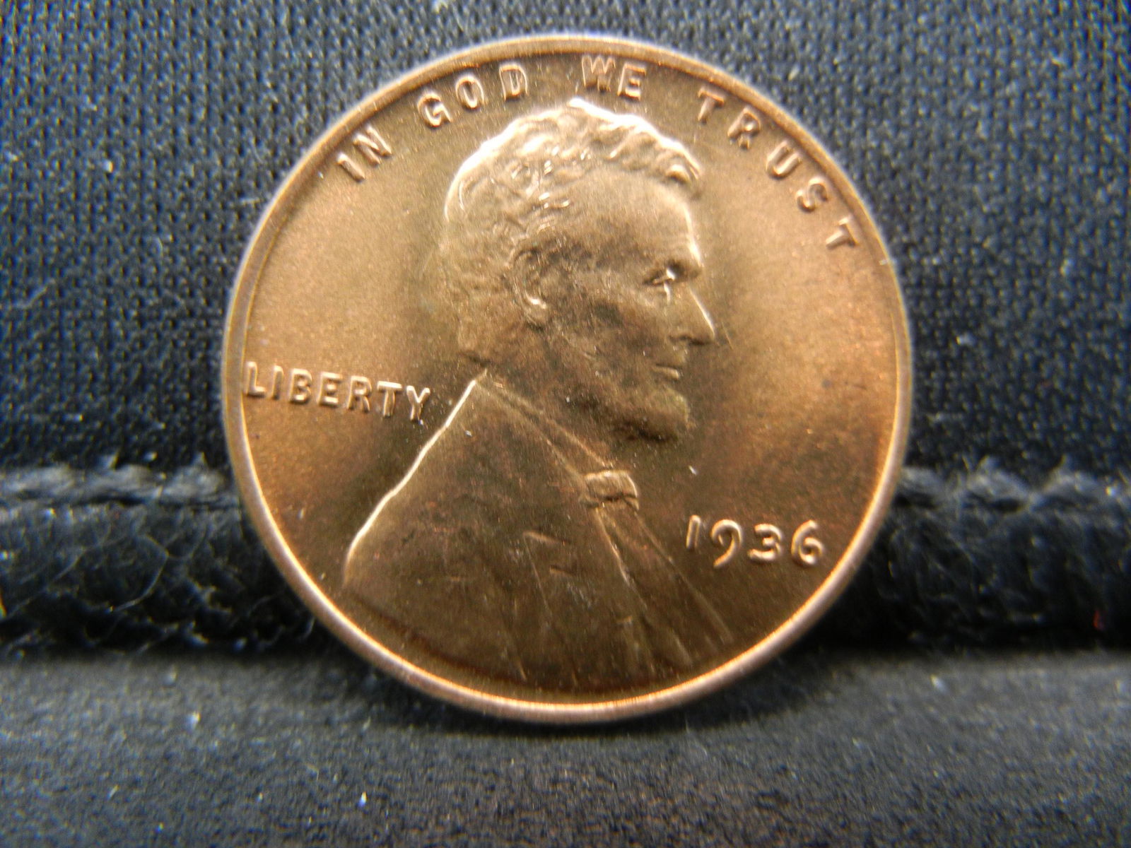 1936 Lincoln Wheat Cent. Gem Red (1 of 2)