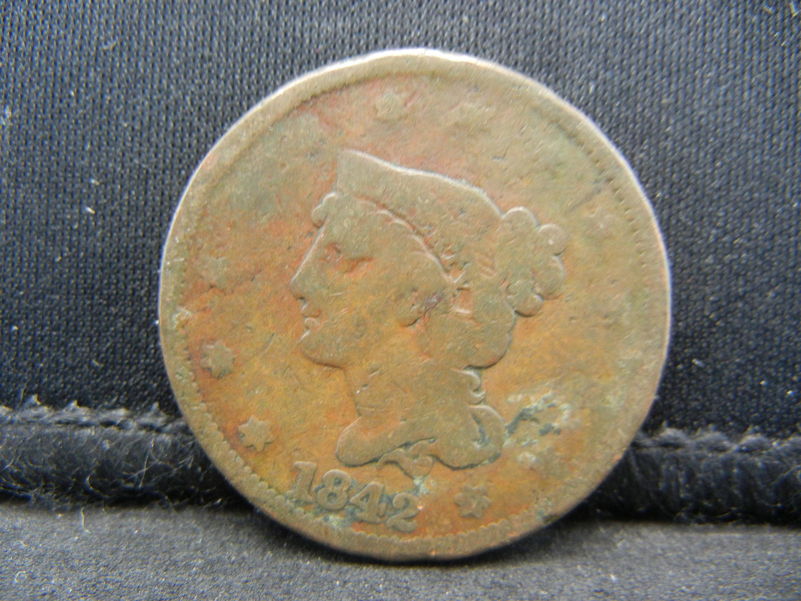1842 Large Cent (1 of 2)