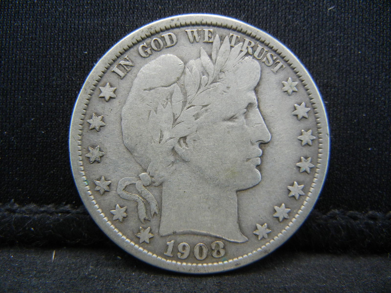 1908 Barber Half Dollar (1 of 2)