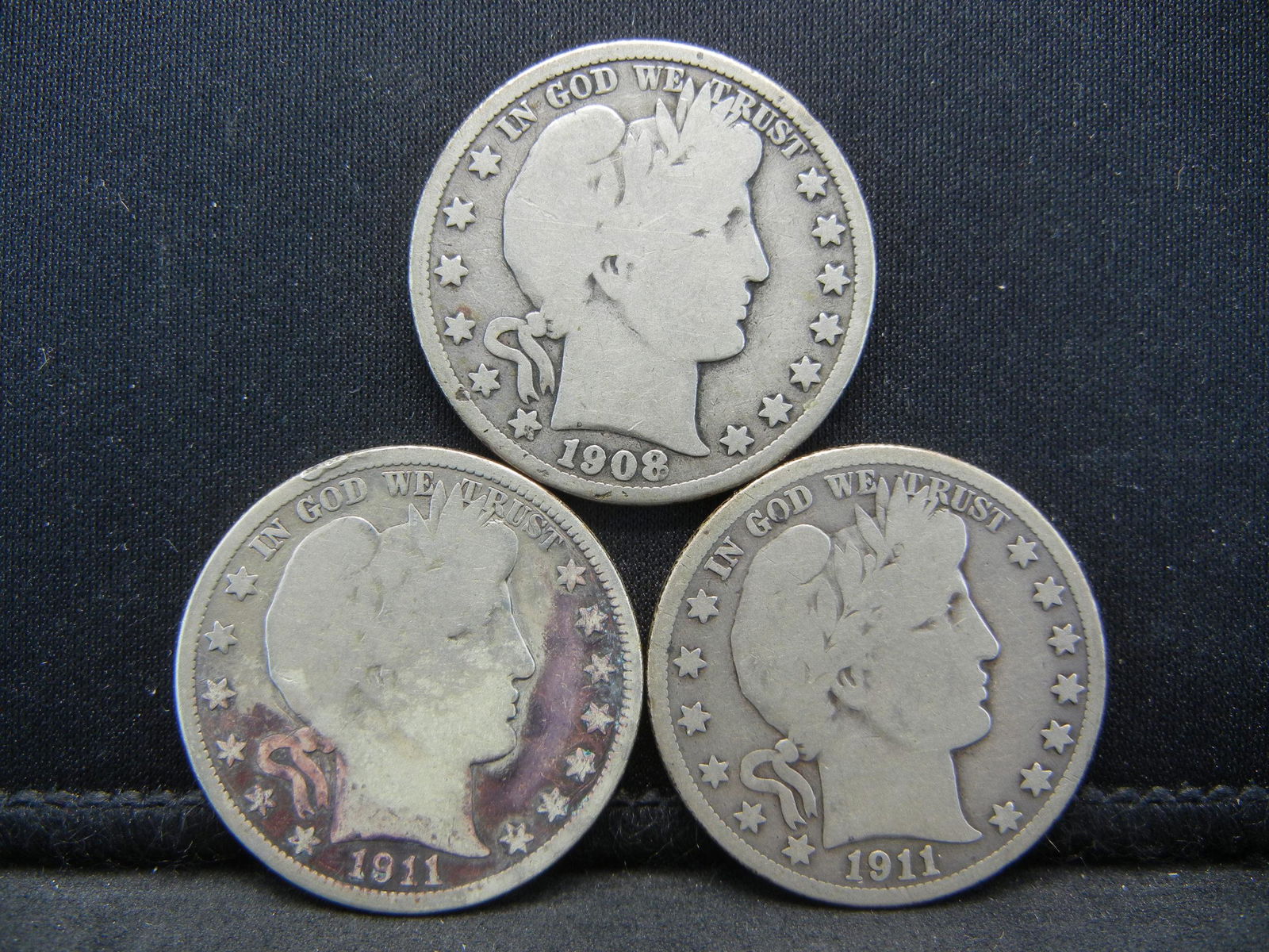 (3) Barber Half Dollar (1 of 2)
