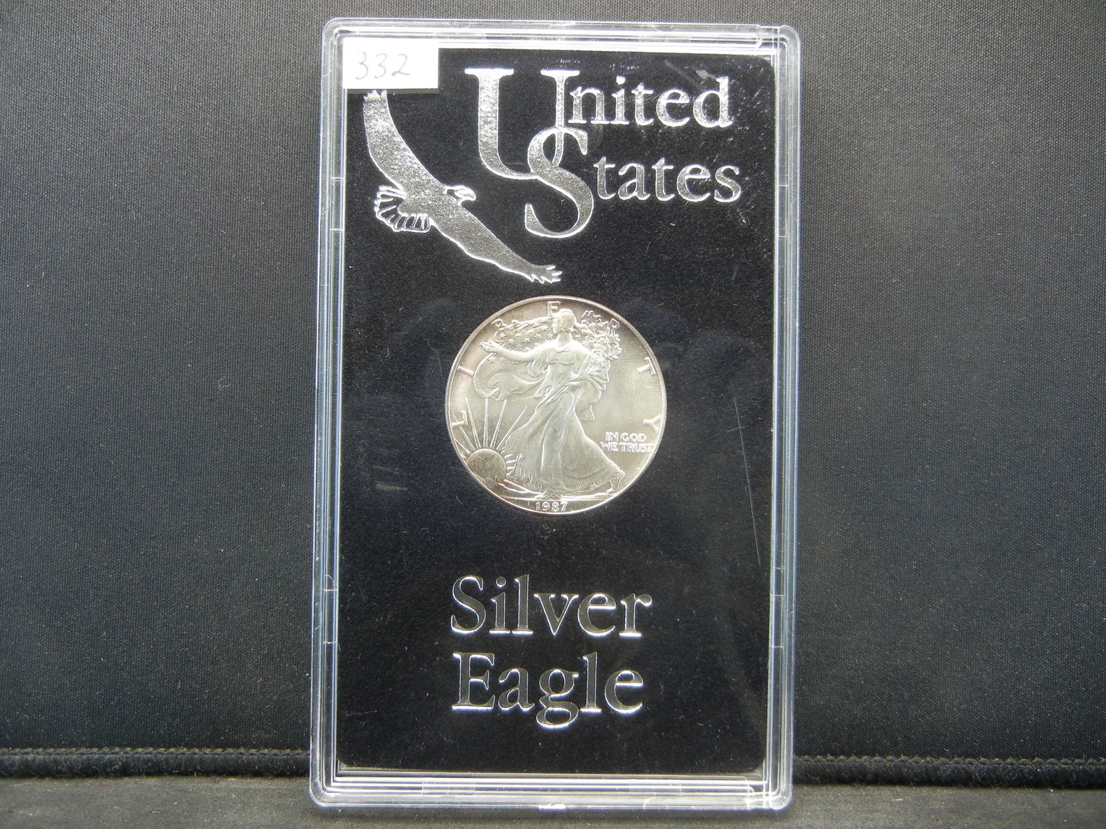 Gem BU 1987 American Silver Eagle (1 of 4)