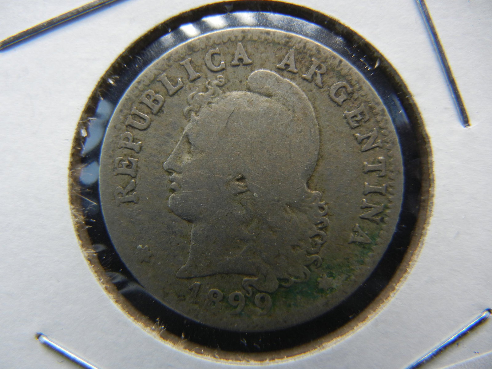1899 Argentinian 20 Cent Piece: 1899 Argentinian 20 Cent Piece