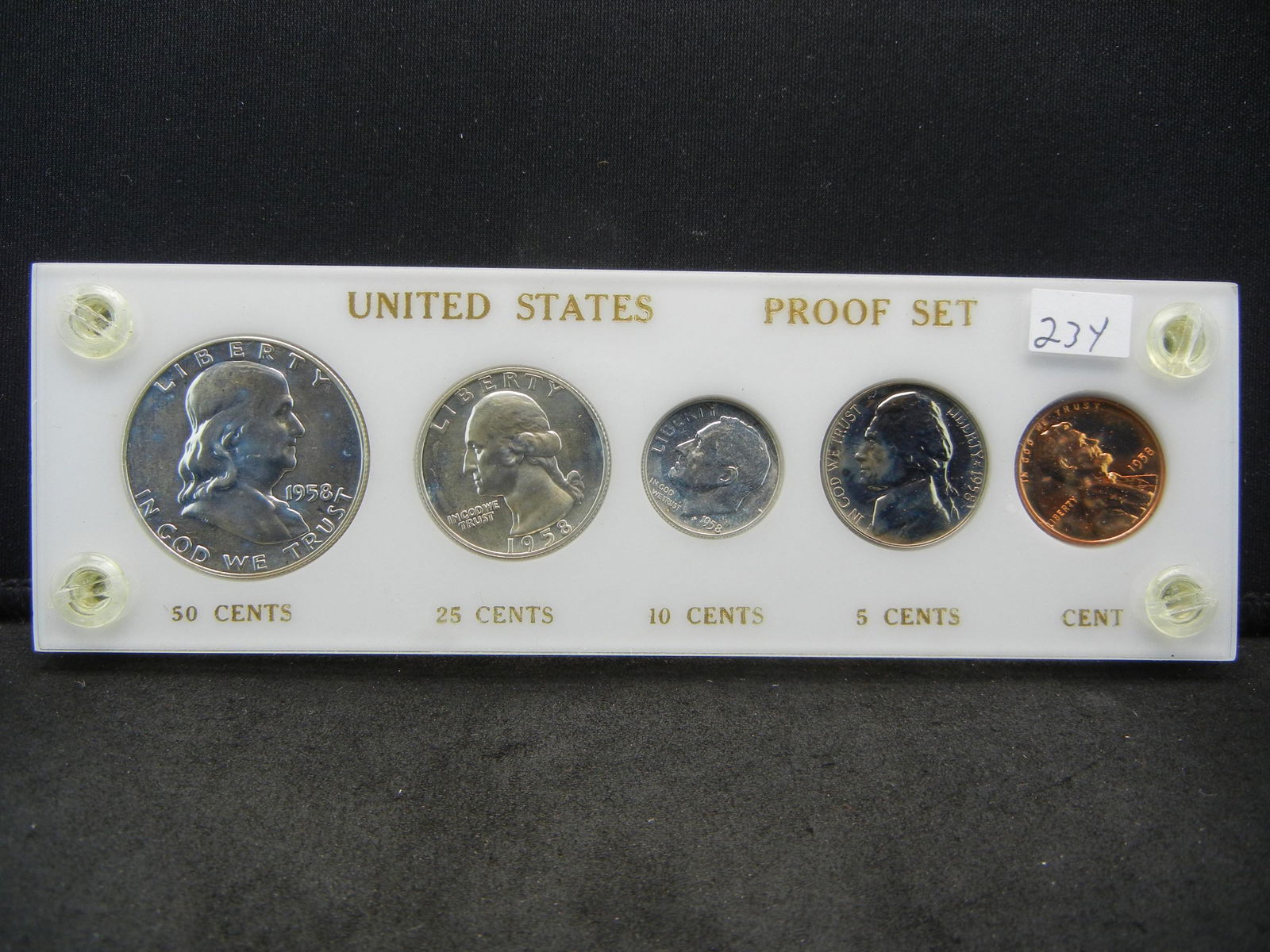 1958 US Mint Proof Set - Capital Plastics Holder (1 of 2)