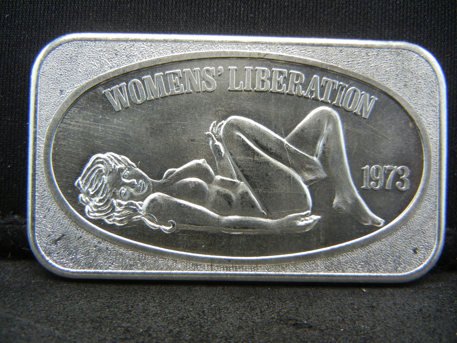1973 Women's Liberation 1 oz .999 Silver Bar - RARE (1 of 2)