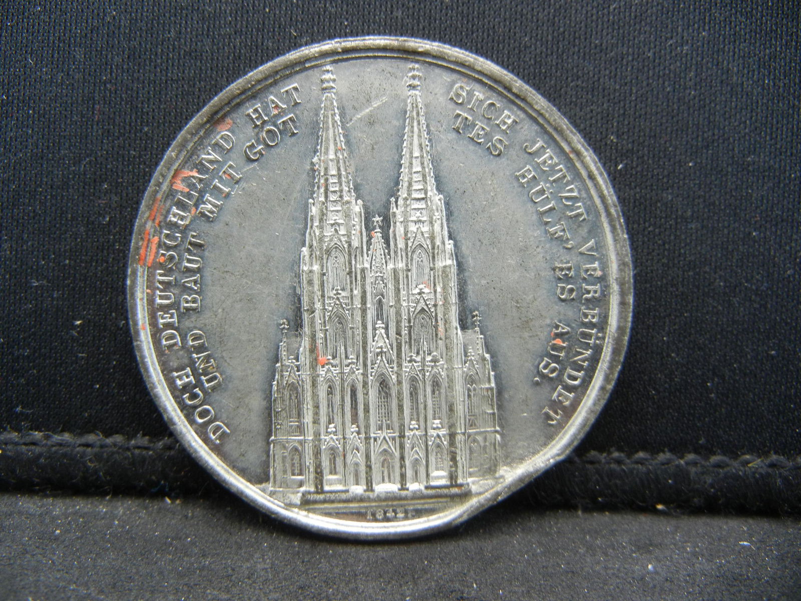 1842 Cologne Cathedral High Relief Medal - Germany (1 of 2)