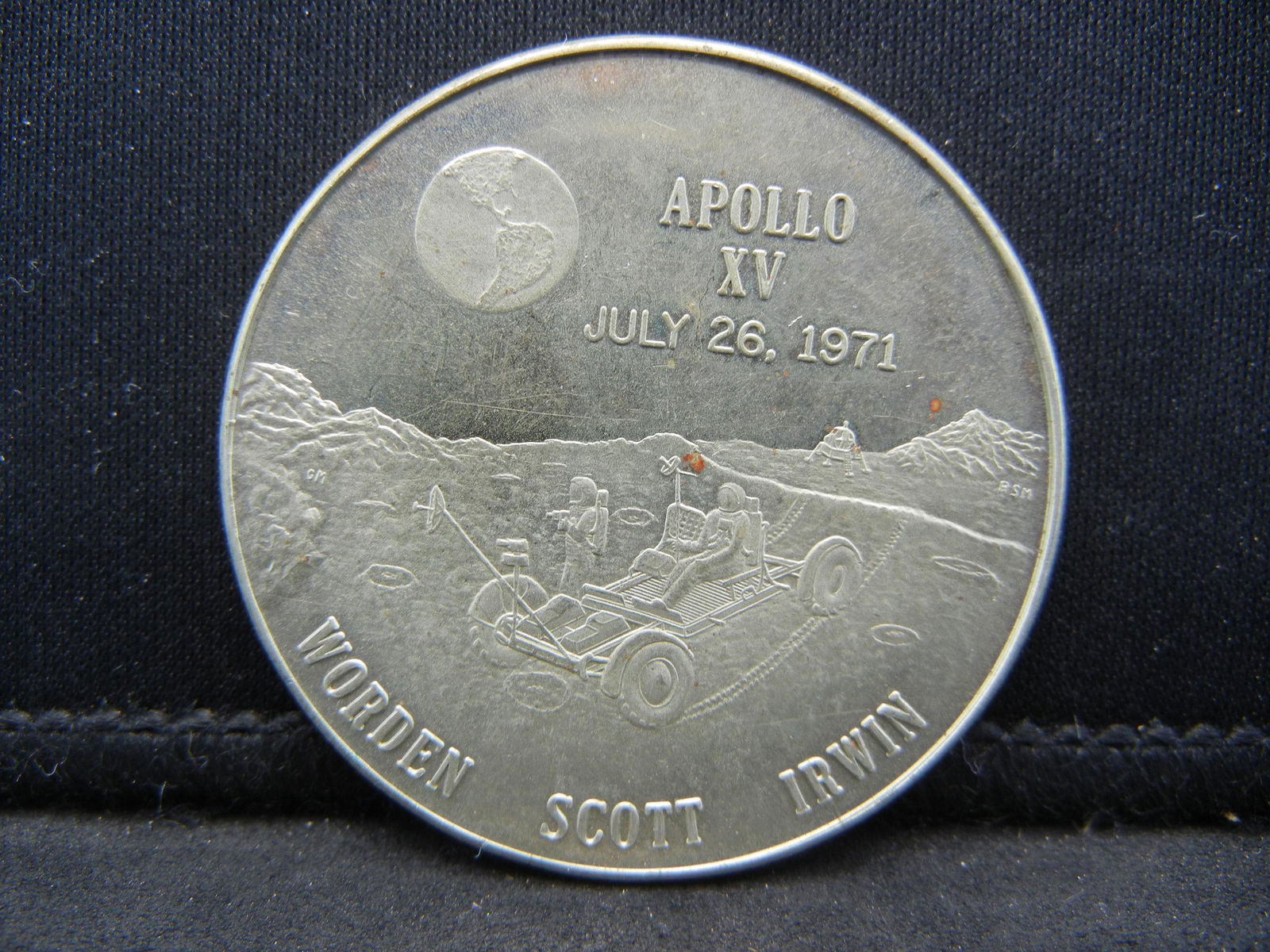 APOLLO XV (WORDEN/SCOTT/IRWIN-1971), 1,000 MINTED (1 of 2)