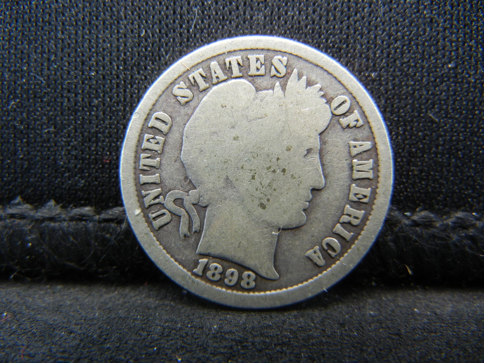 1898 Barber Dime (1 of 2)