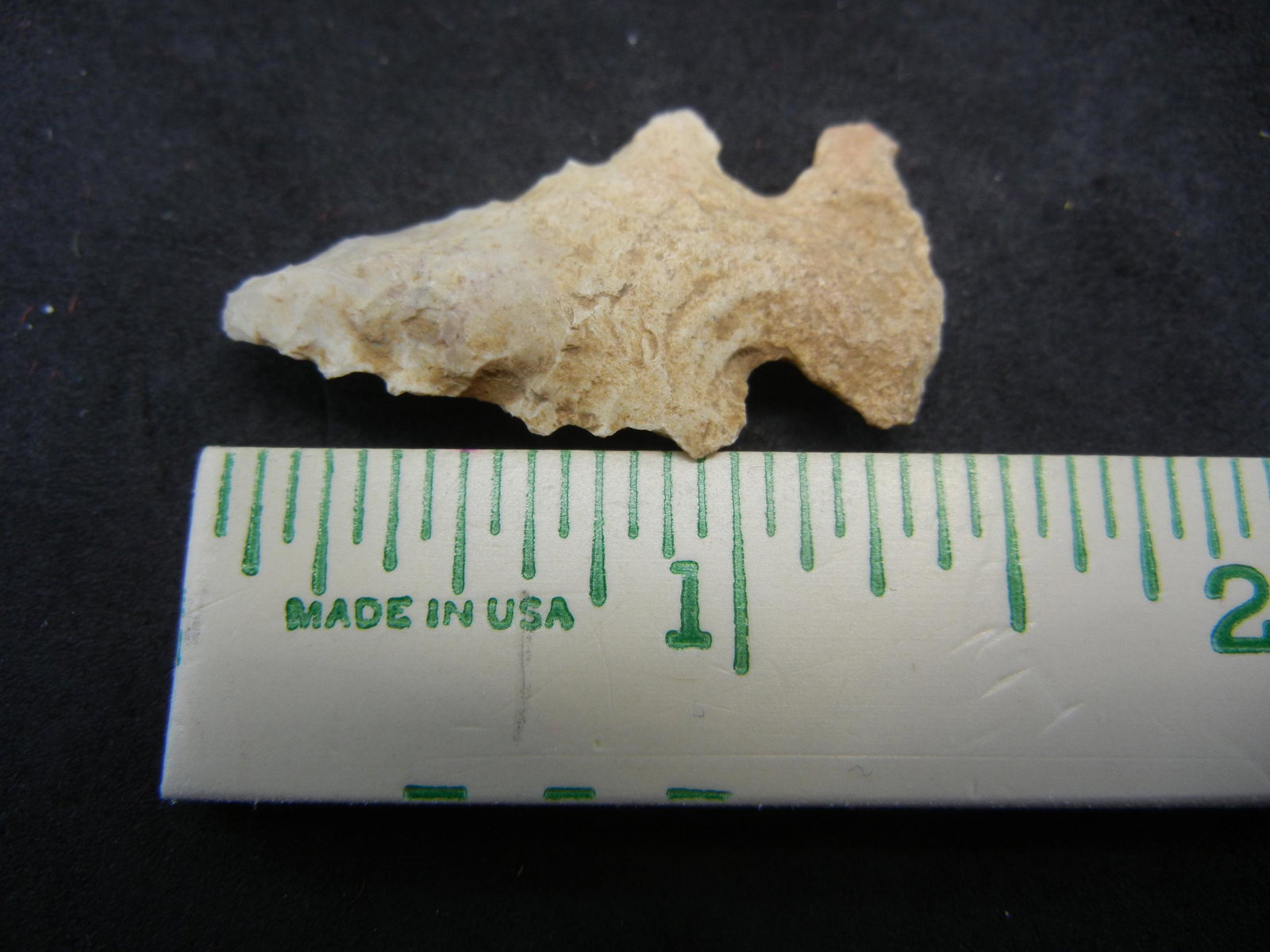 Neat Early Archaic Serrated Point. 9000 Years Old. (1 of 4)