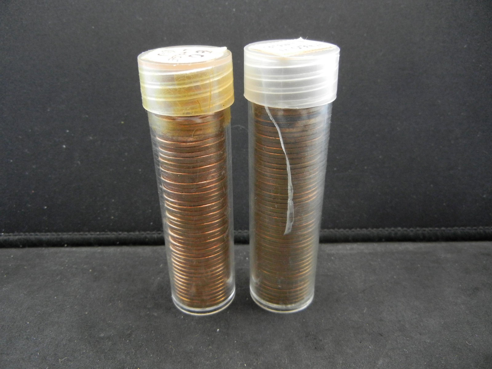 (2) 50 Coin Rolls 1960 and 1960-D Large Date Lincoln (1 of 7)
