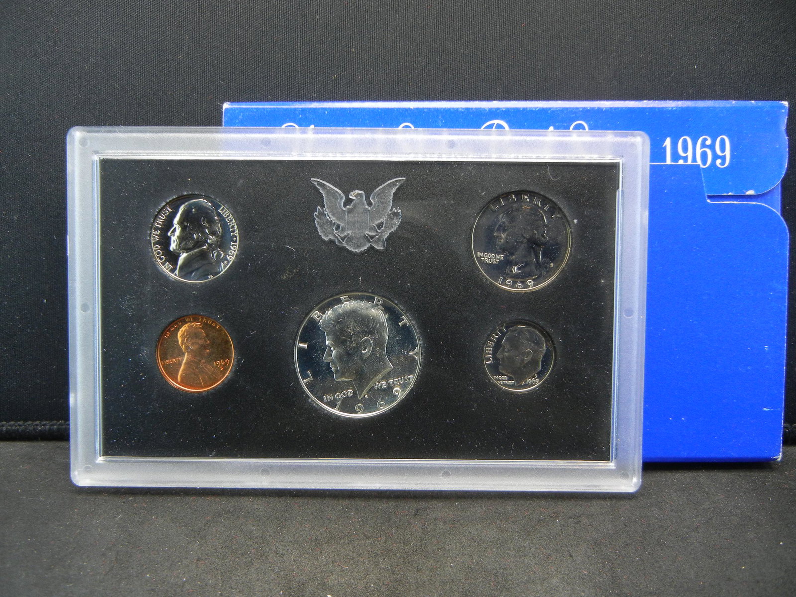 1969-S US Proof Set with Silver Kennedy Half. In Govt (1 of 3)
