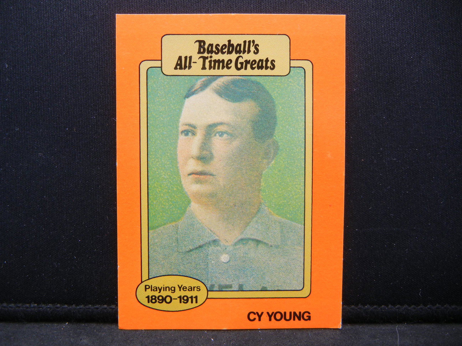 BASEBALL LEGEND (CY YOUNG), PLAYED 1890-1911, HE WON: BASEBALL LEGEND (CY YOUNG), PLAYED 1890-1911, HE WON MORE GAMES THAN ANY OTHER PITCHER IN HISTORY, HALL OF FAME 1937...ETC, CRISP