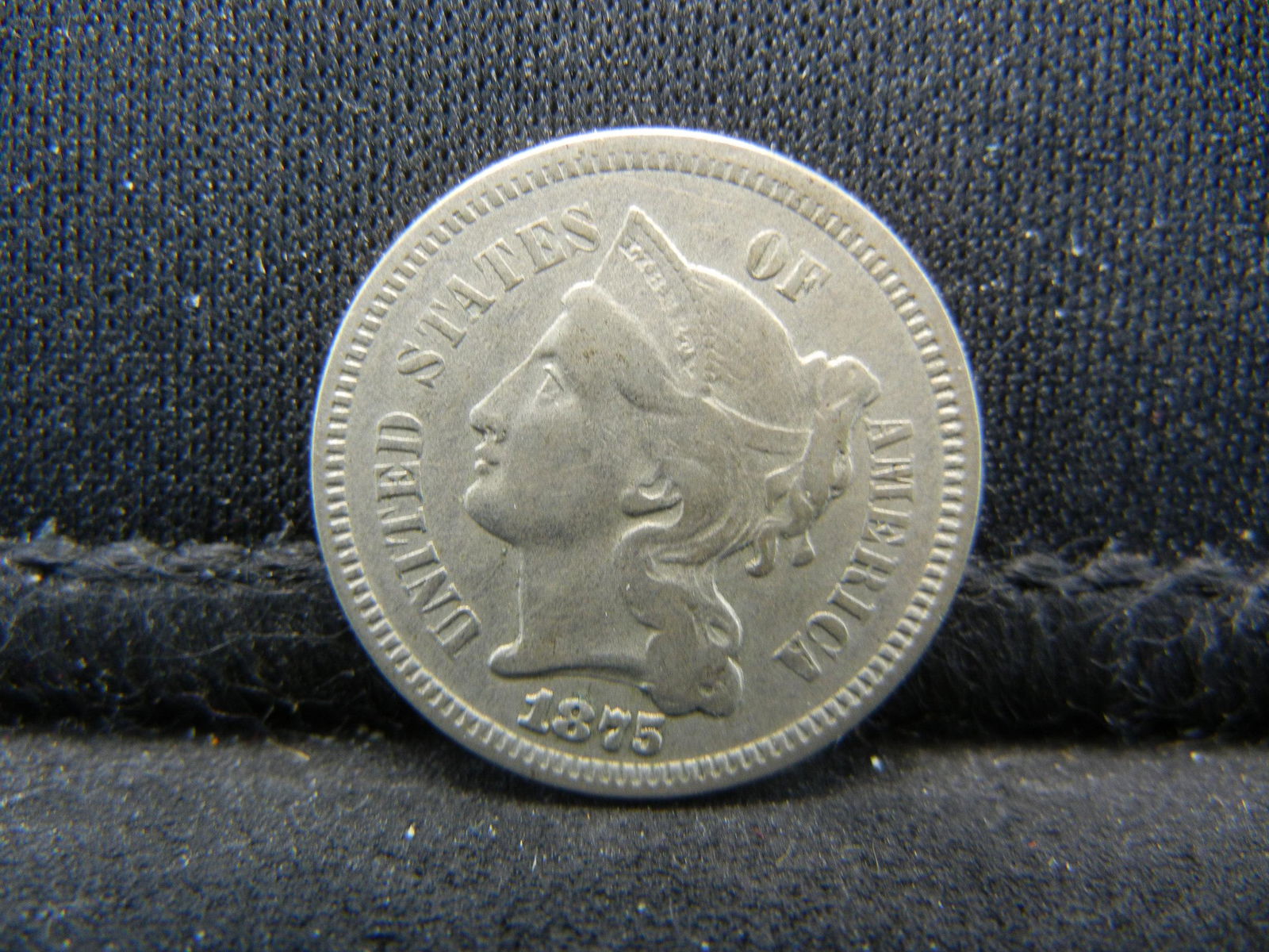 1875 Three Cent Nickel Better Date (1 of 2)