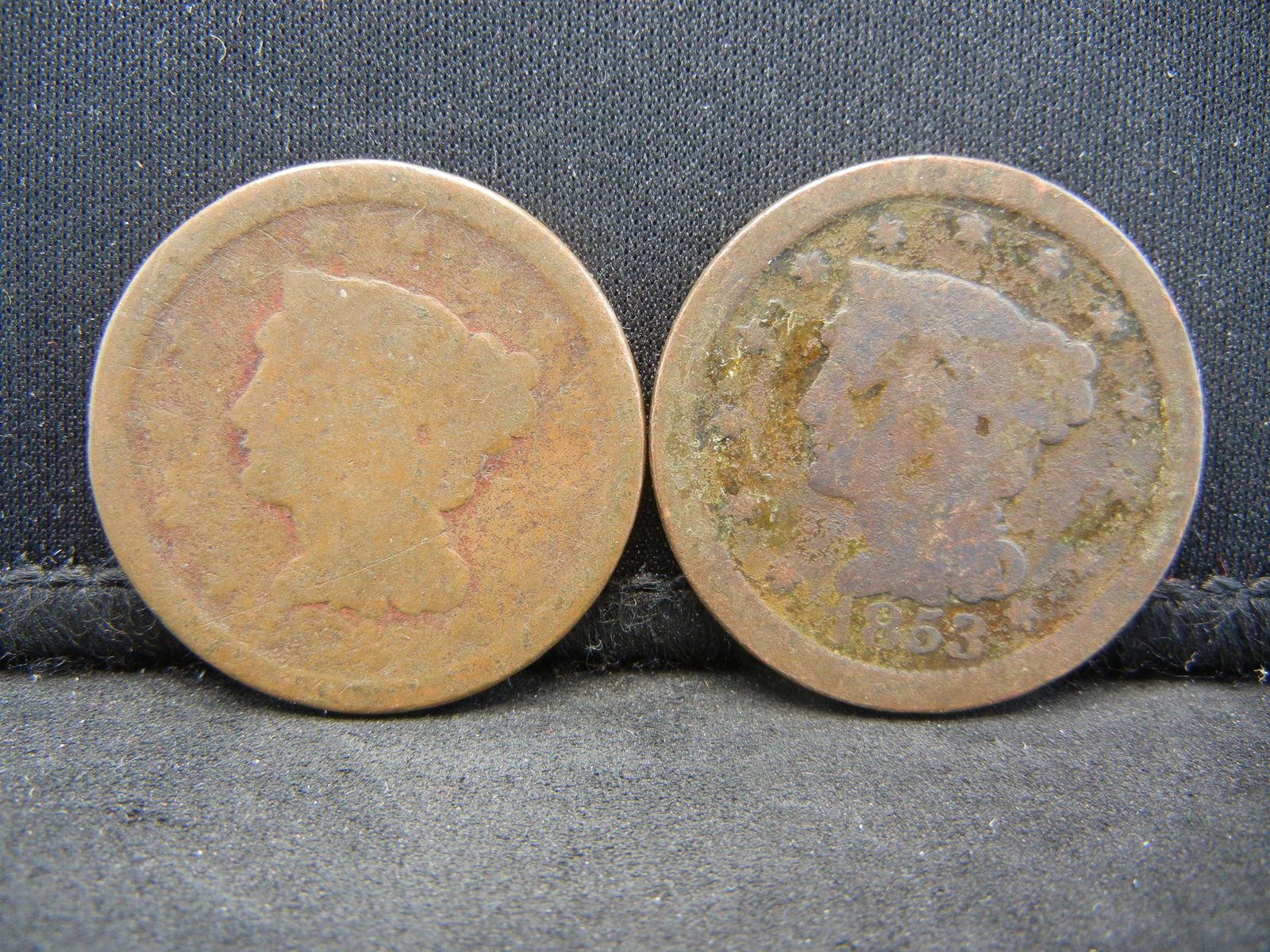1847 and 1853 Large Cents (1 of 2)