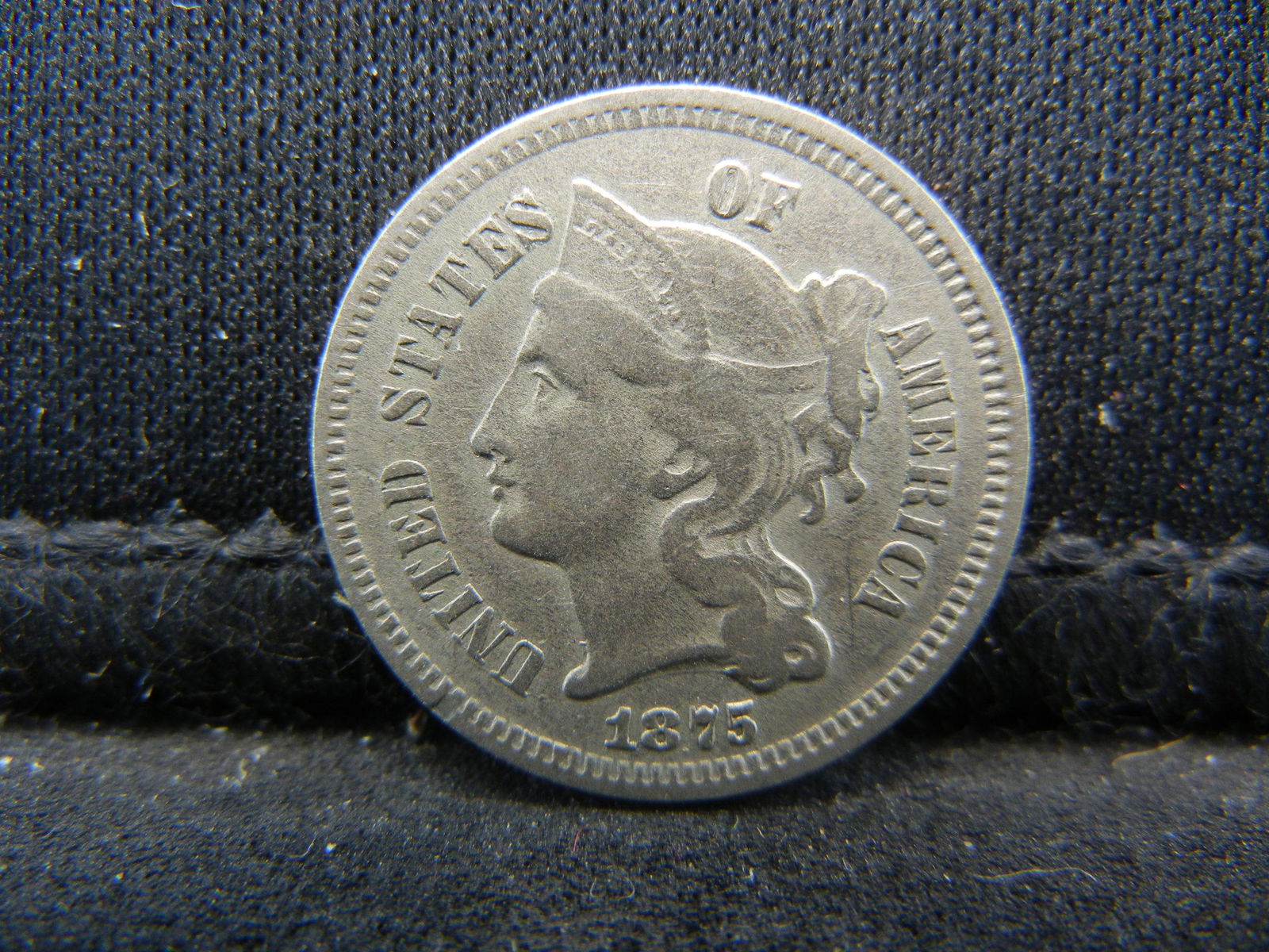 1875 Three Cent Nickel Better Date (1 of 2)