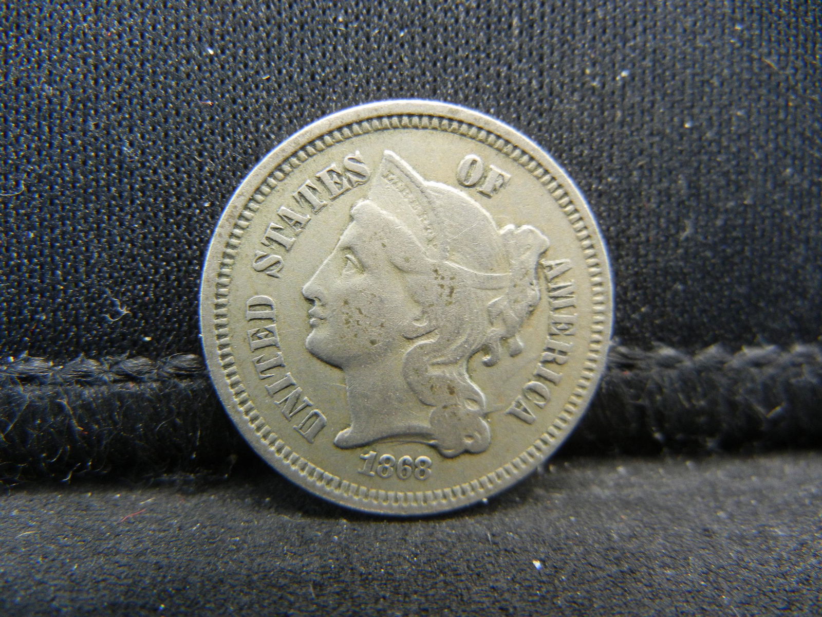 1868 Three Cent Nickel (1 of 2)