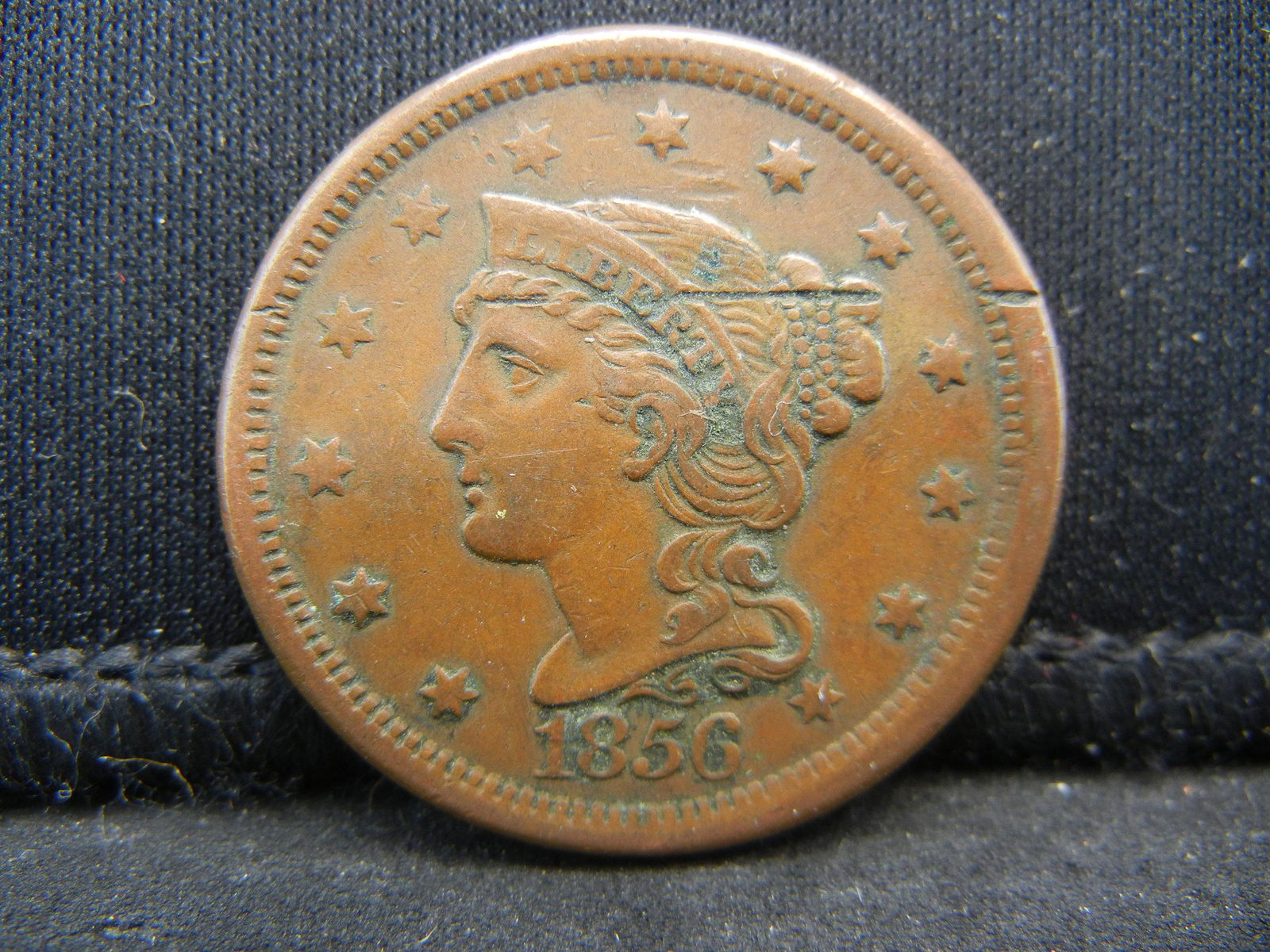 1856 Large Cent Nice Color (1 of 3)