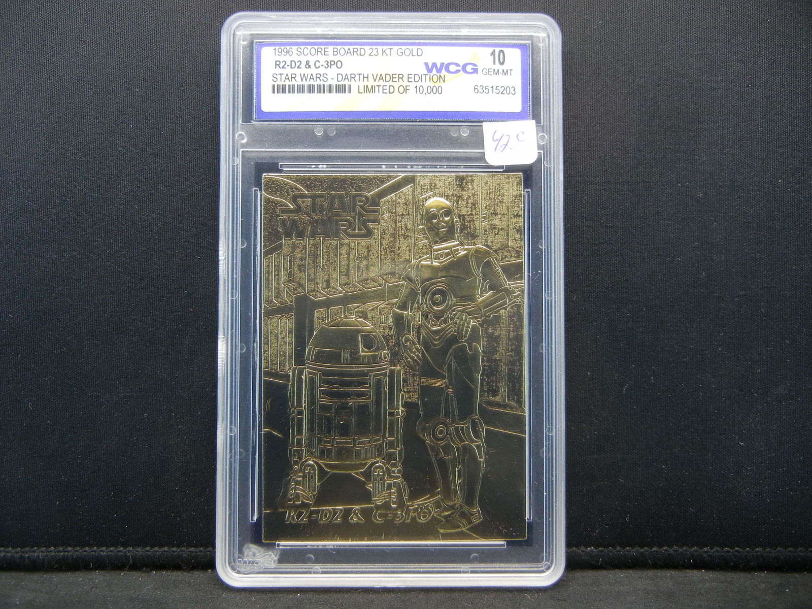 STAR WARS "R2-D2 & C-3PO/DARTH VADER EDITION", 23K (1 of 4)