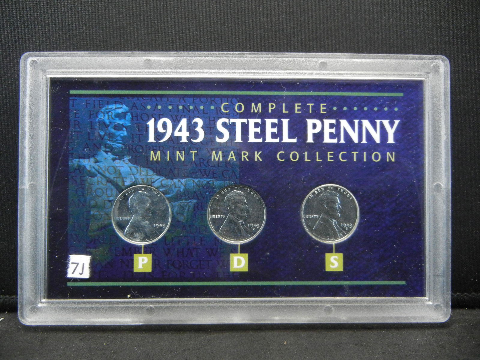 WWII "Silver" Steel cent PDS set. Luster! (1 of 4)